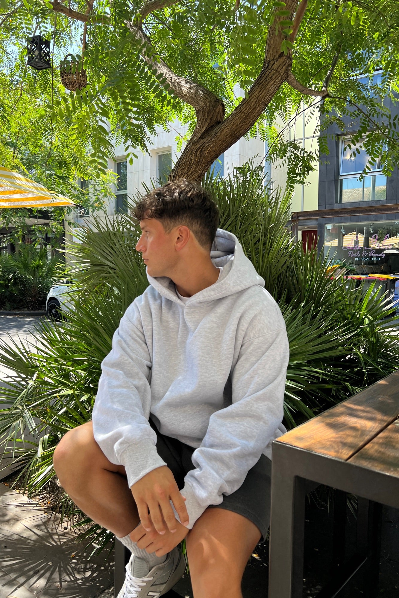 Roman Oversize Hoodie Grey