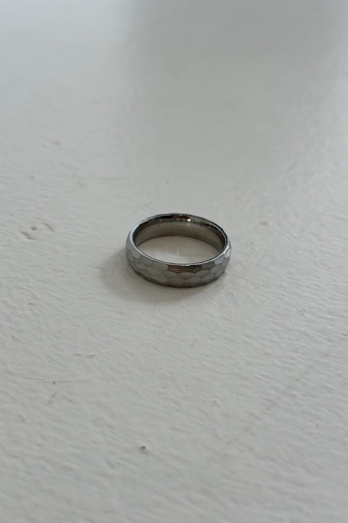 NTH Bold Faceted Ring Silver