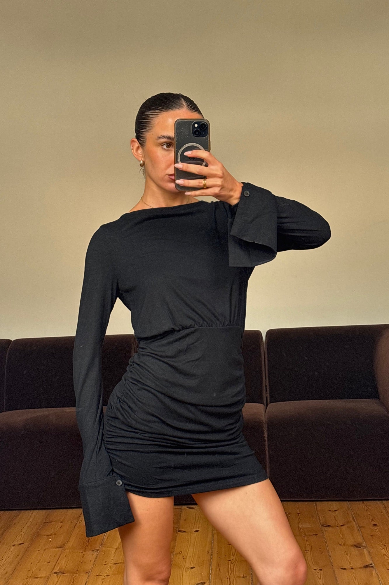 Shannon Mini Dress Black