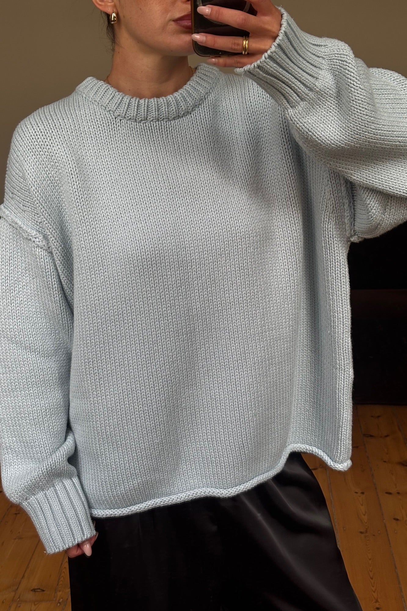 Nikova Knit Jumper Sky