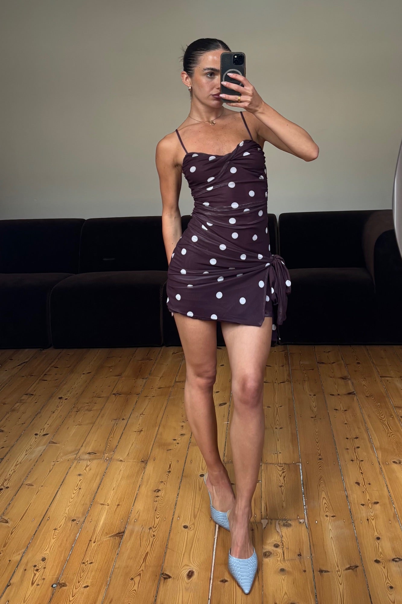 Esme Mini Dress Chocolate