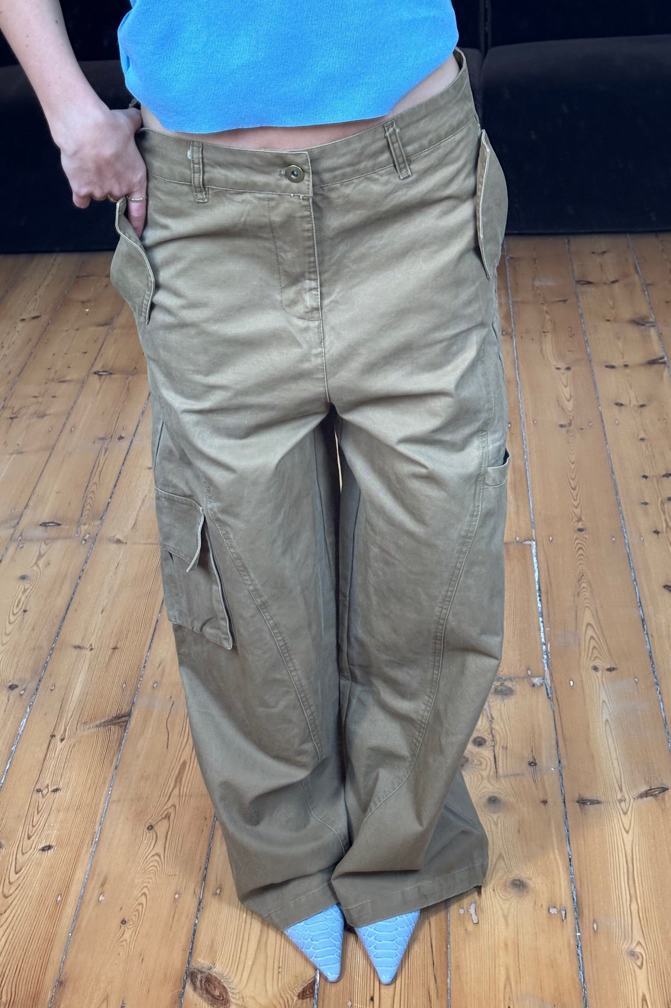 Valentina Cargo Pant Army