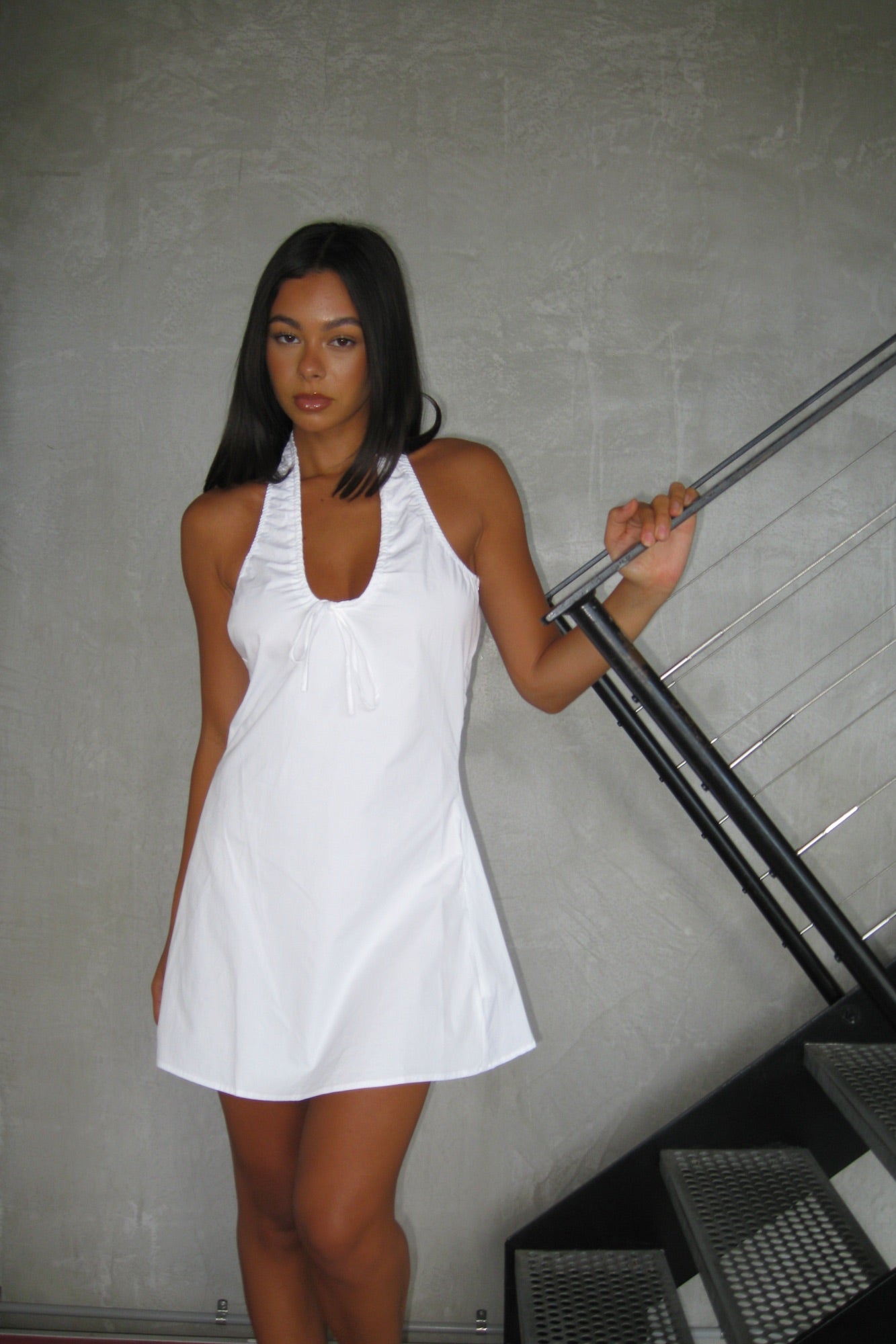 Penelope Mini Dress White