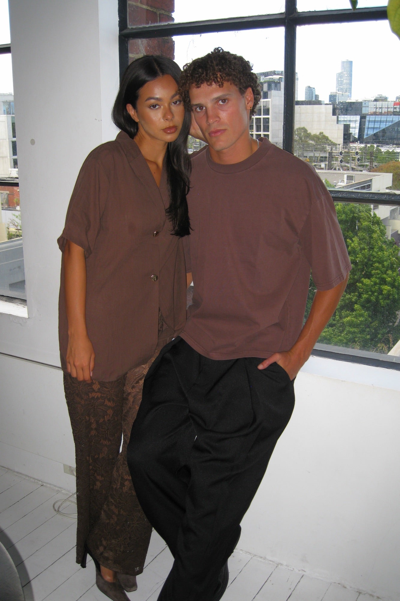 Emmett Box Tee Chocolate