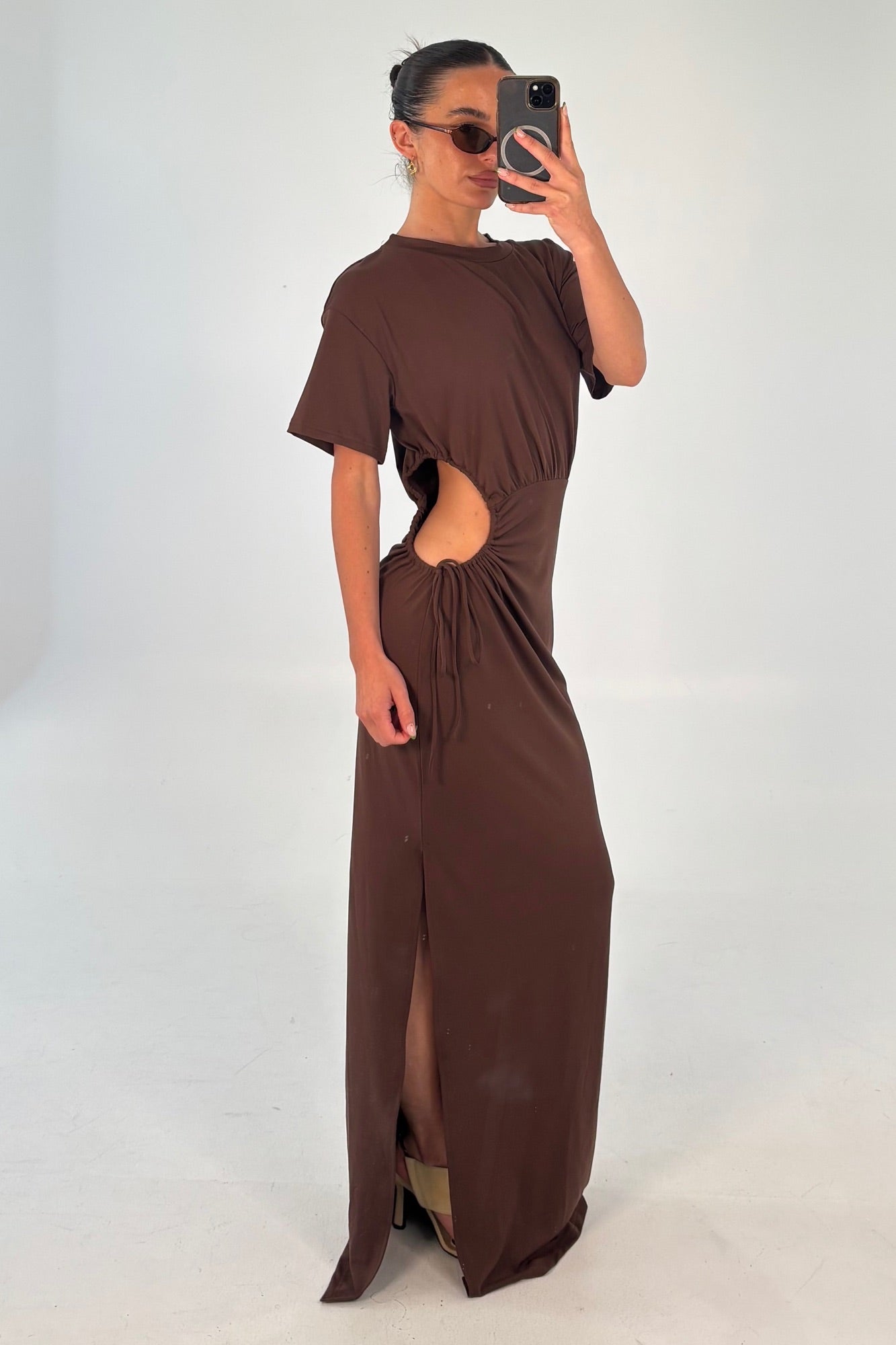 Denny Maxi Dress Chocolate