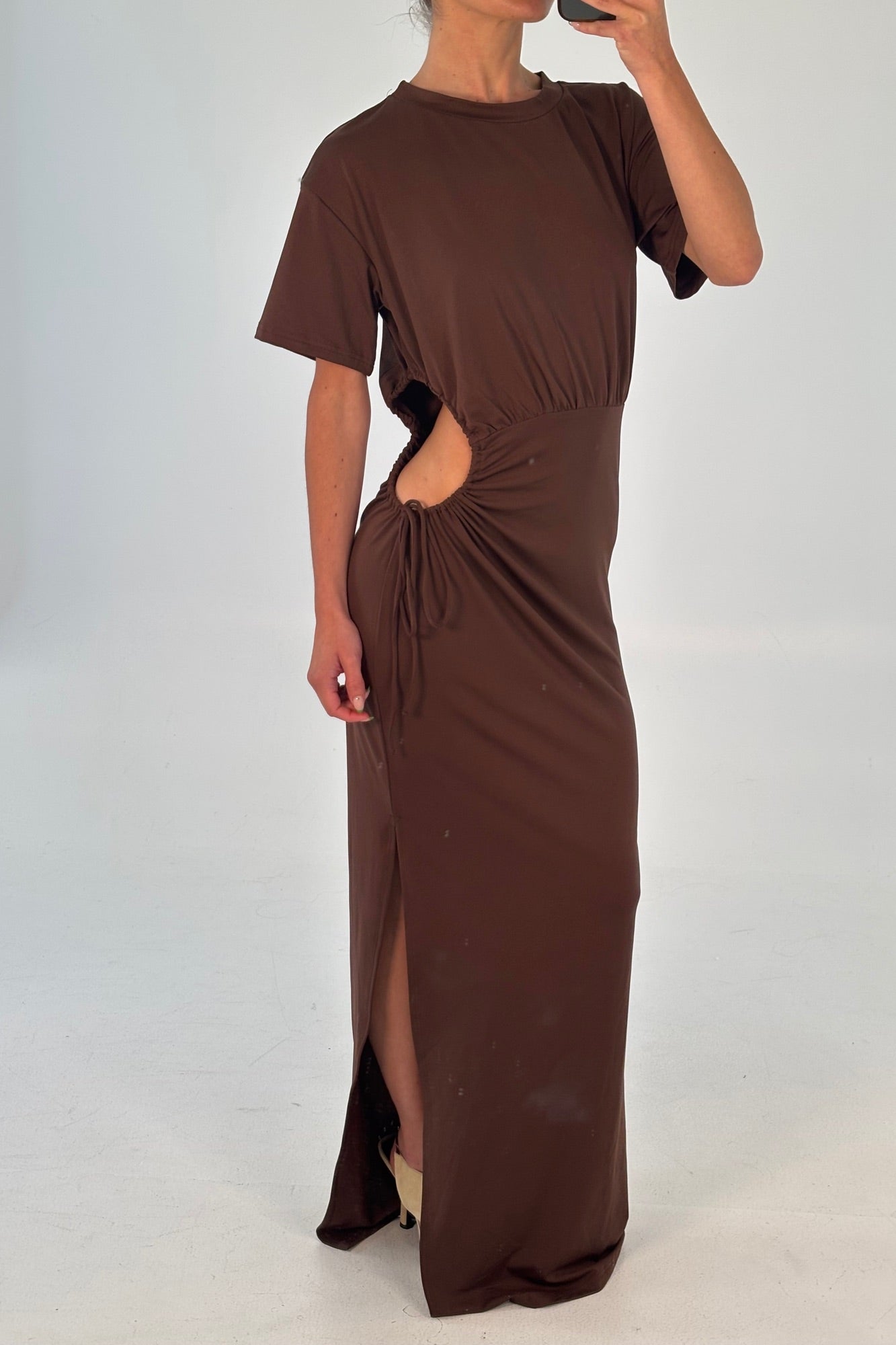 Denny Maxi Dress Chocolate
