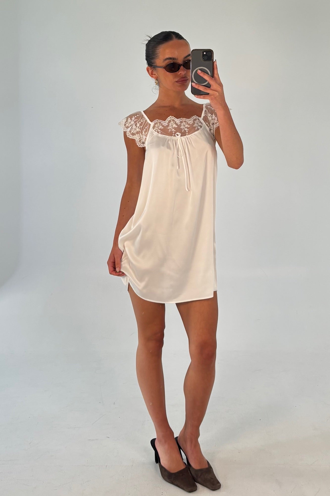 11:11 Mini Dress Pearl