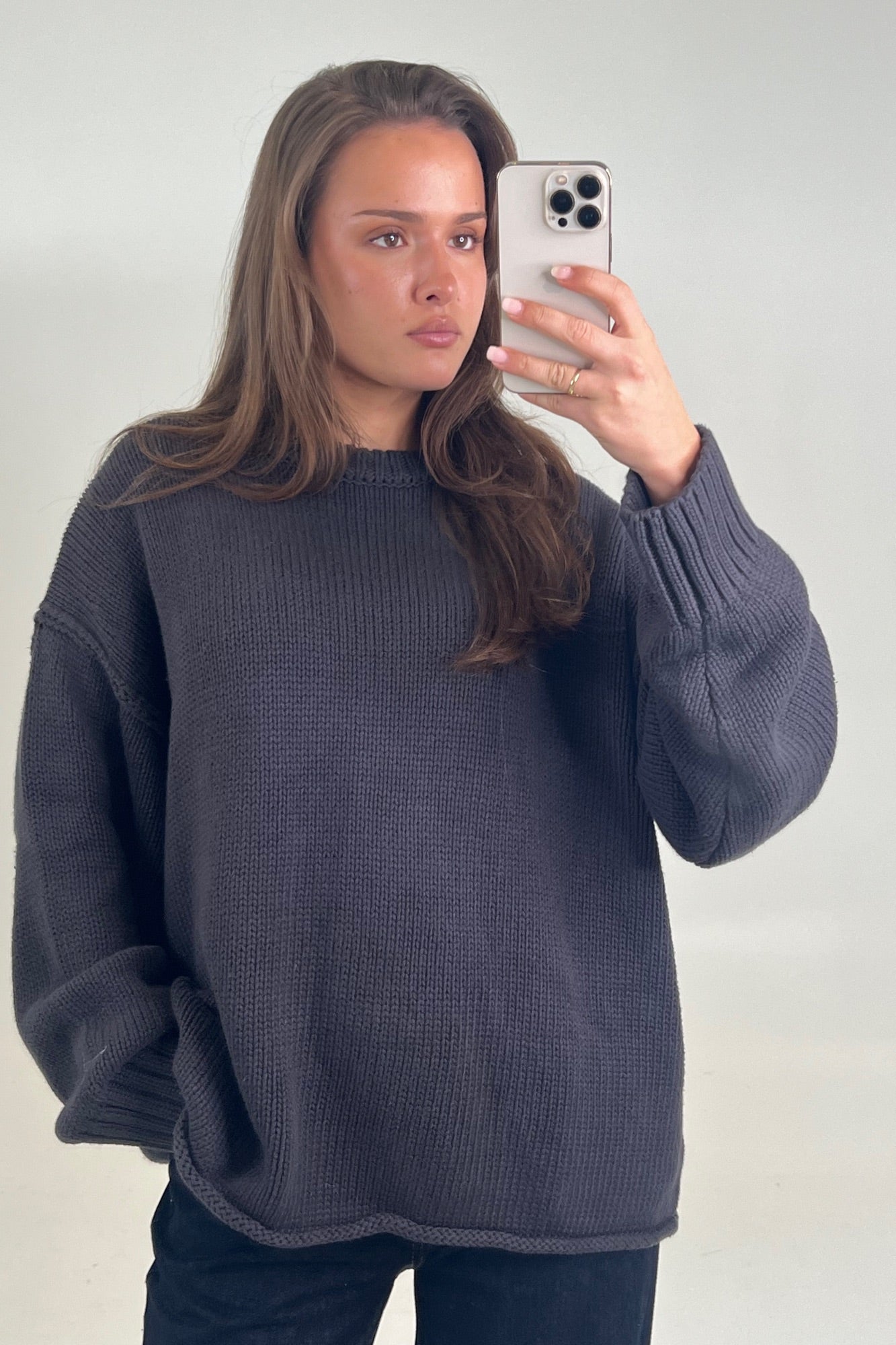 Nikova Knit Jumper Navy