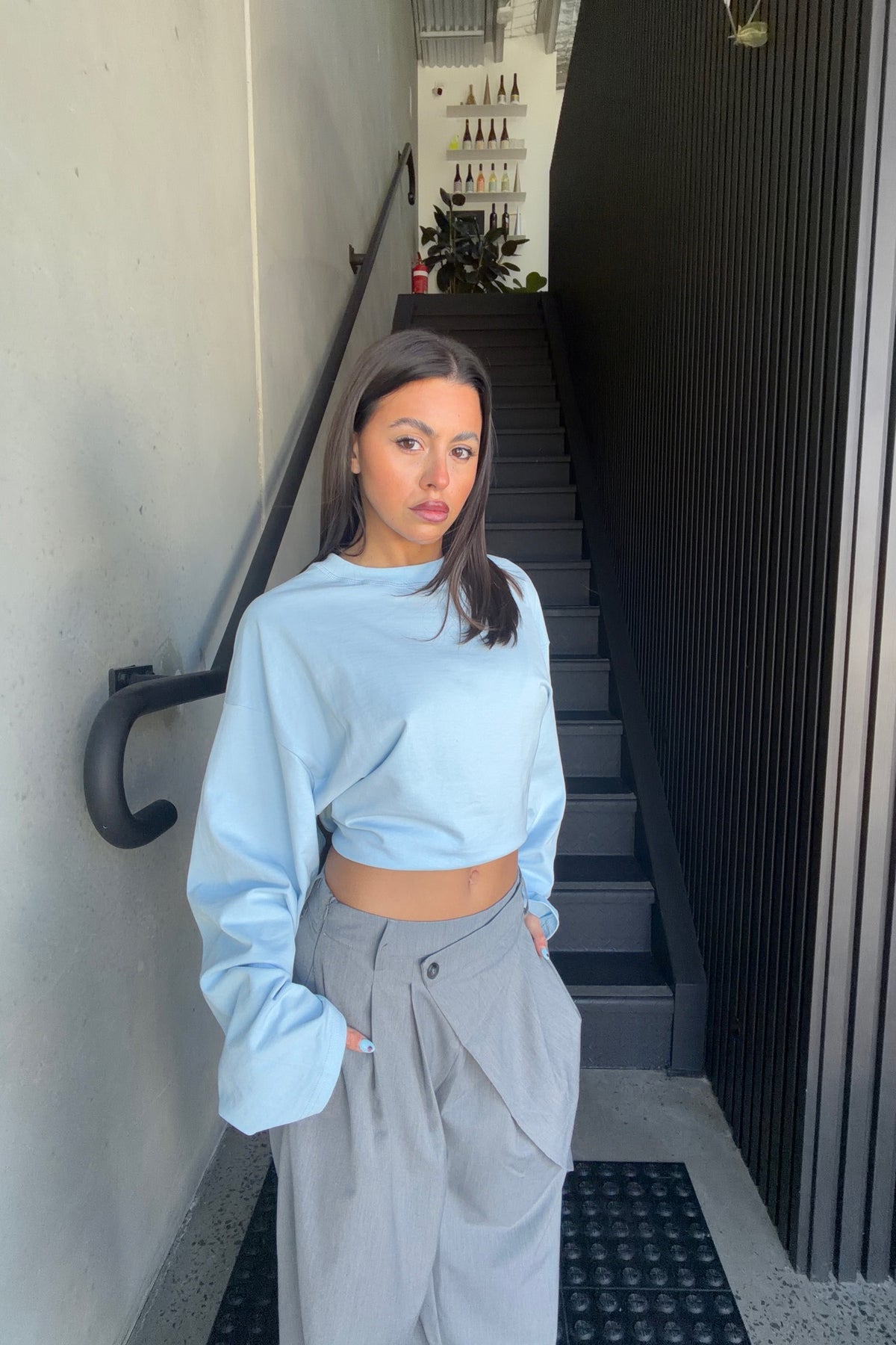 Bloom Long Sleeve Baby Blue