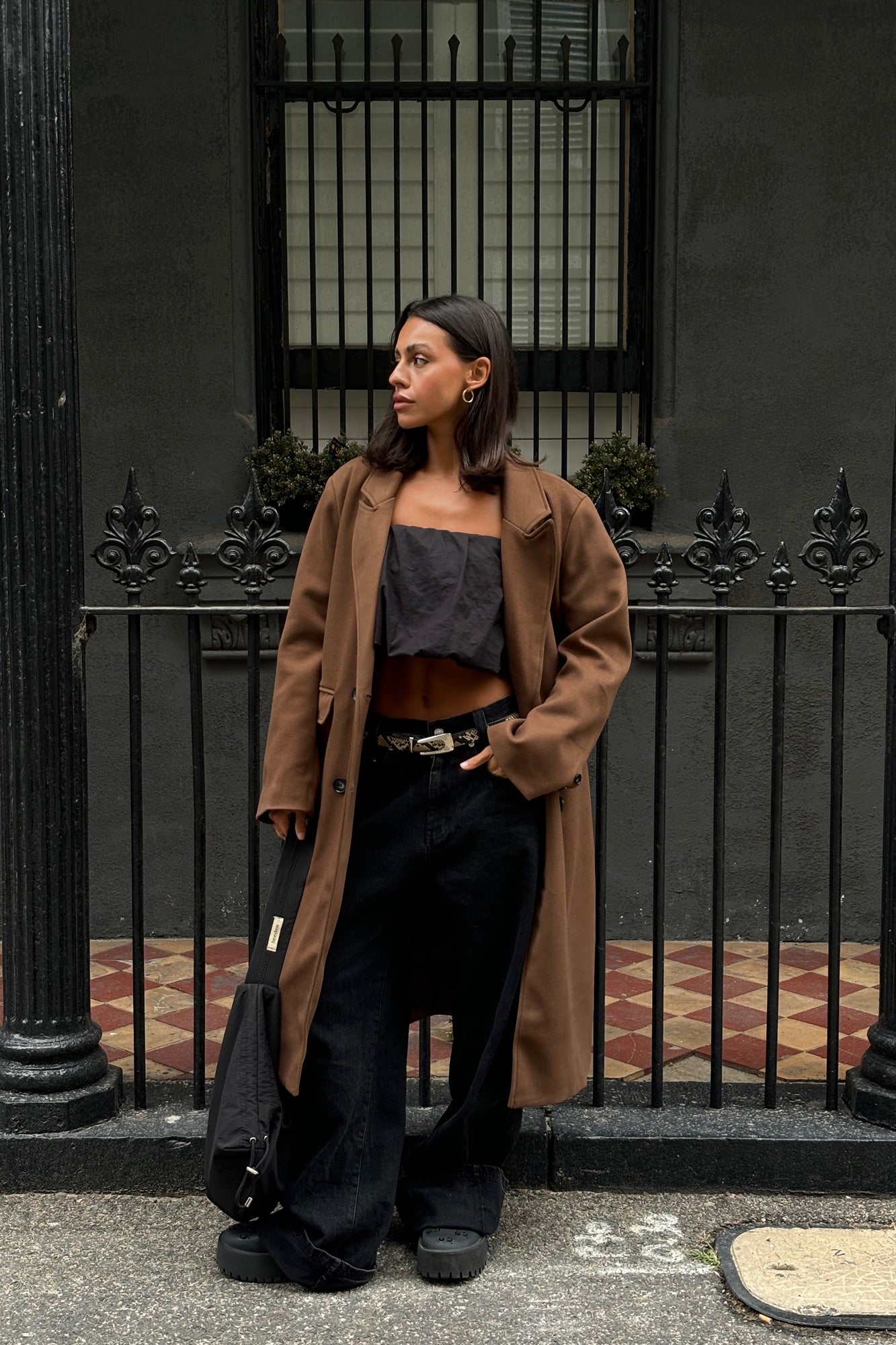 Valencia Coat Chocolate - FINAL SALE