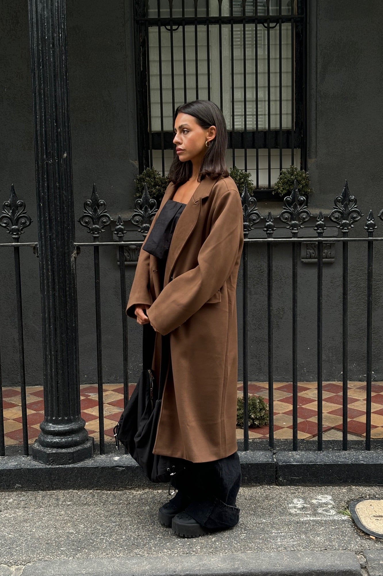 Valencia Coat Chocolate - FINAL SALE