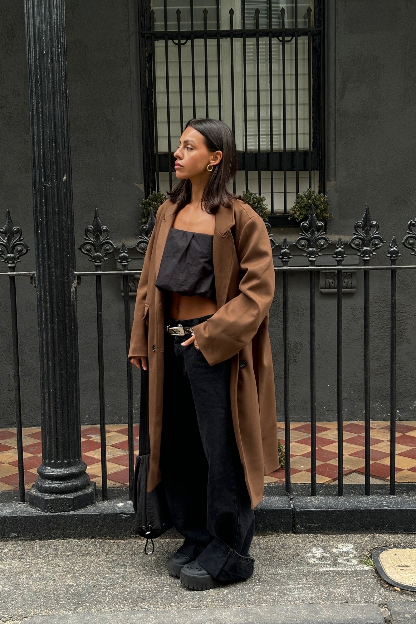 Valencia Coat Chocolate - FINAL SALE