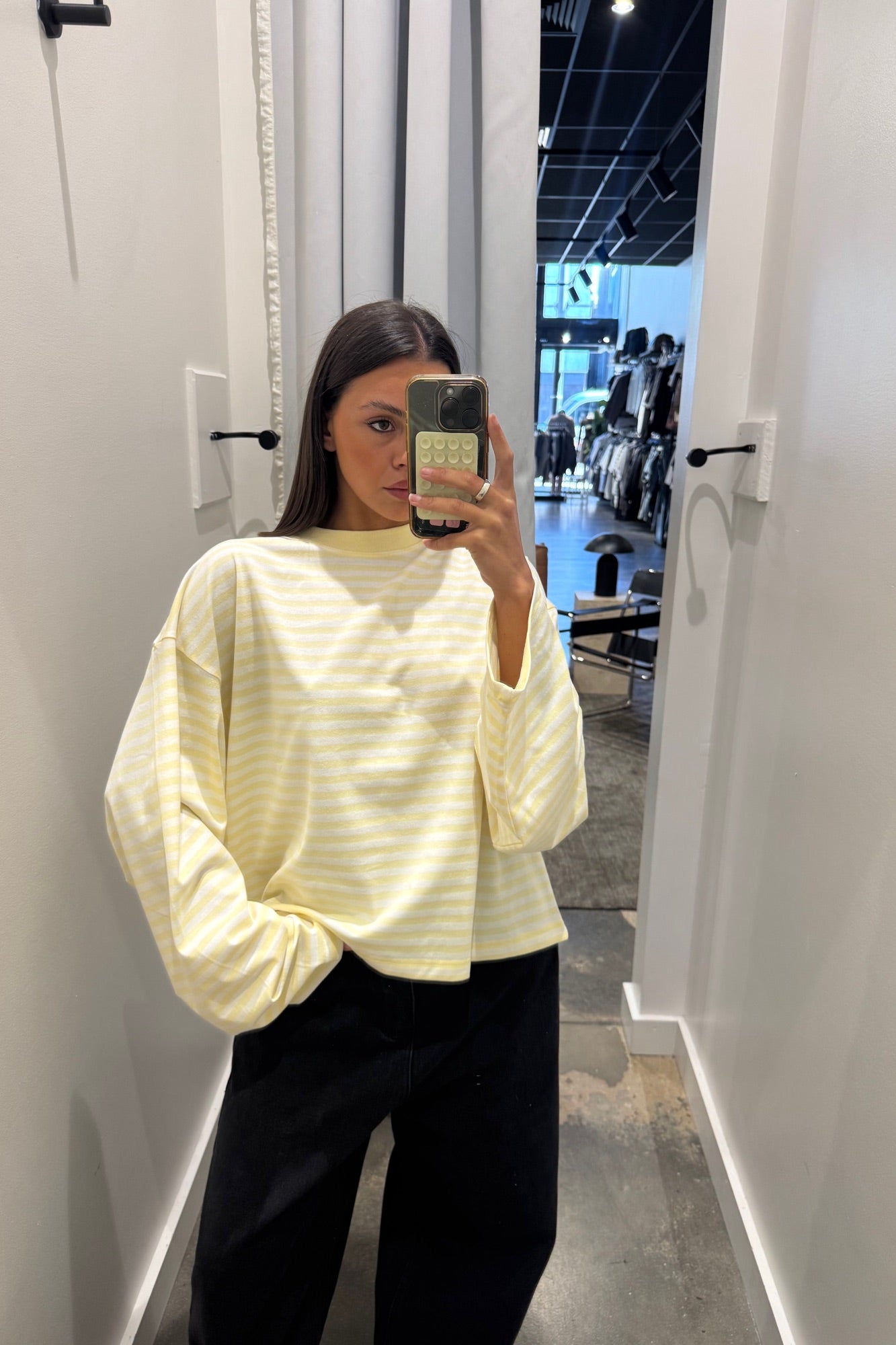 Bloom Long Sleeve Lemon Stripe
