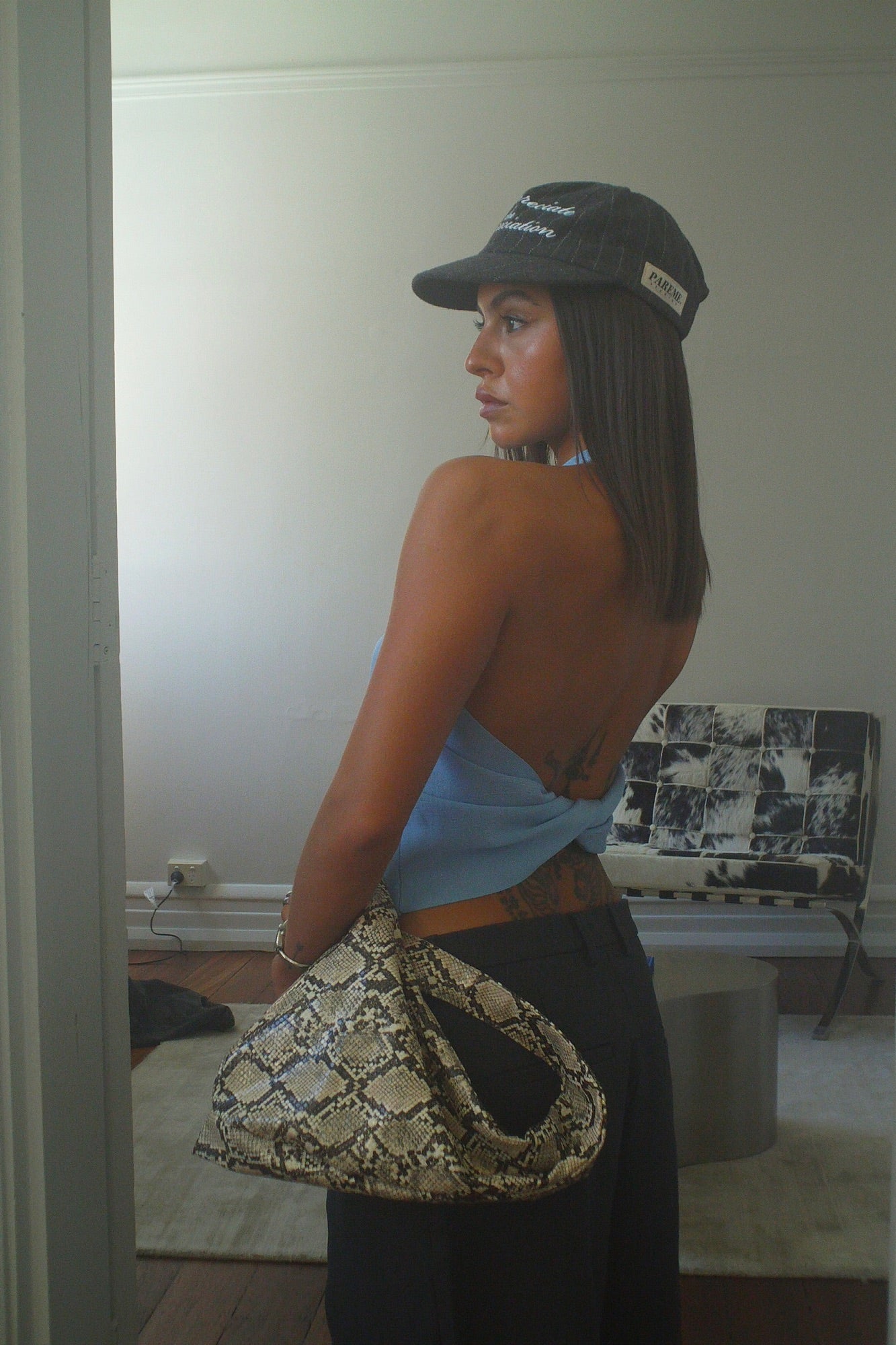 Opal Halter Top Ocean