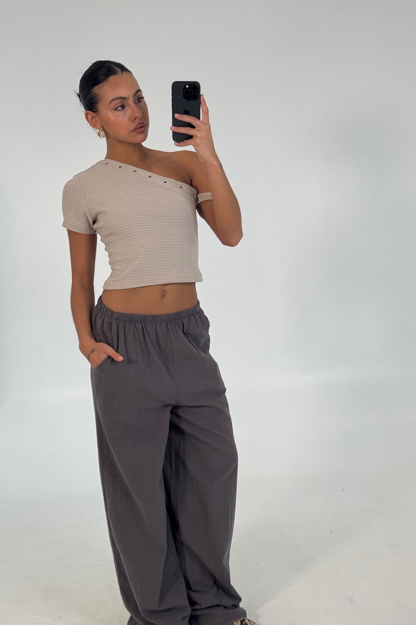 Alice Top Pebble