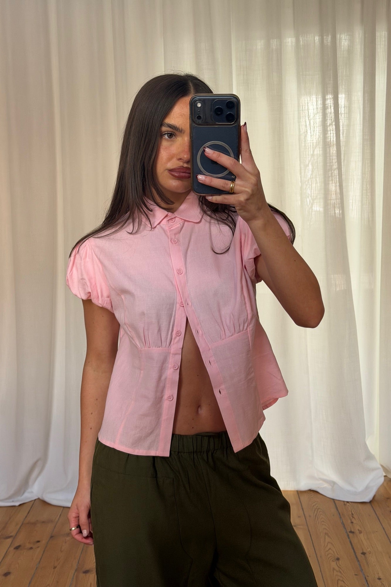 Skylar Short Sleeve Shirt Candy