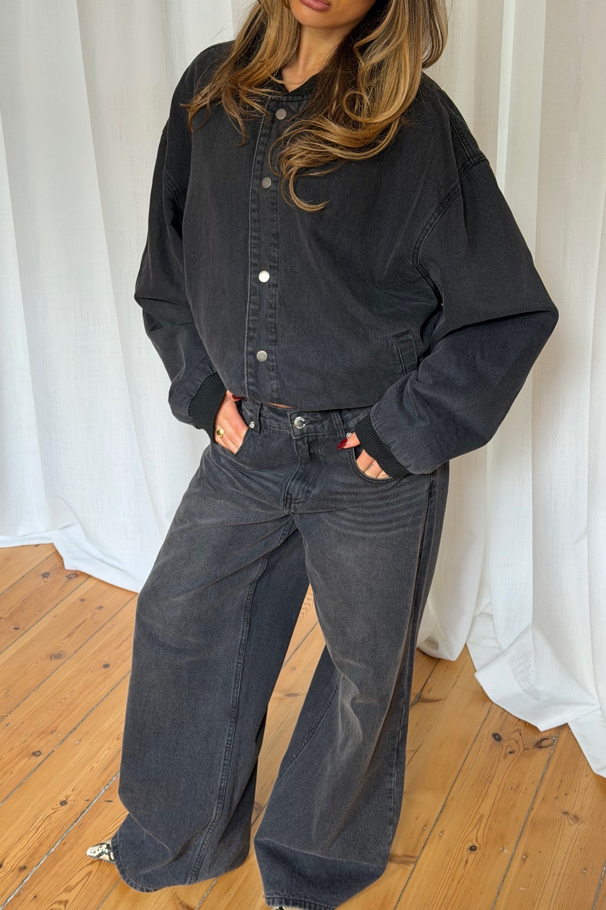 Emilia Jean Washed Black