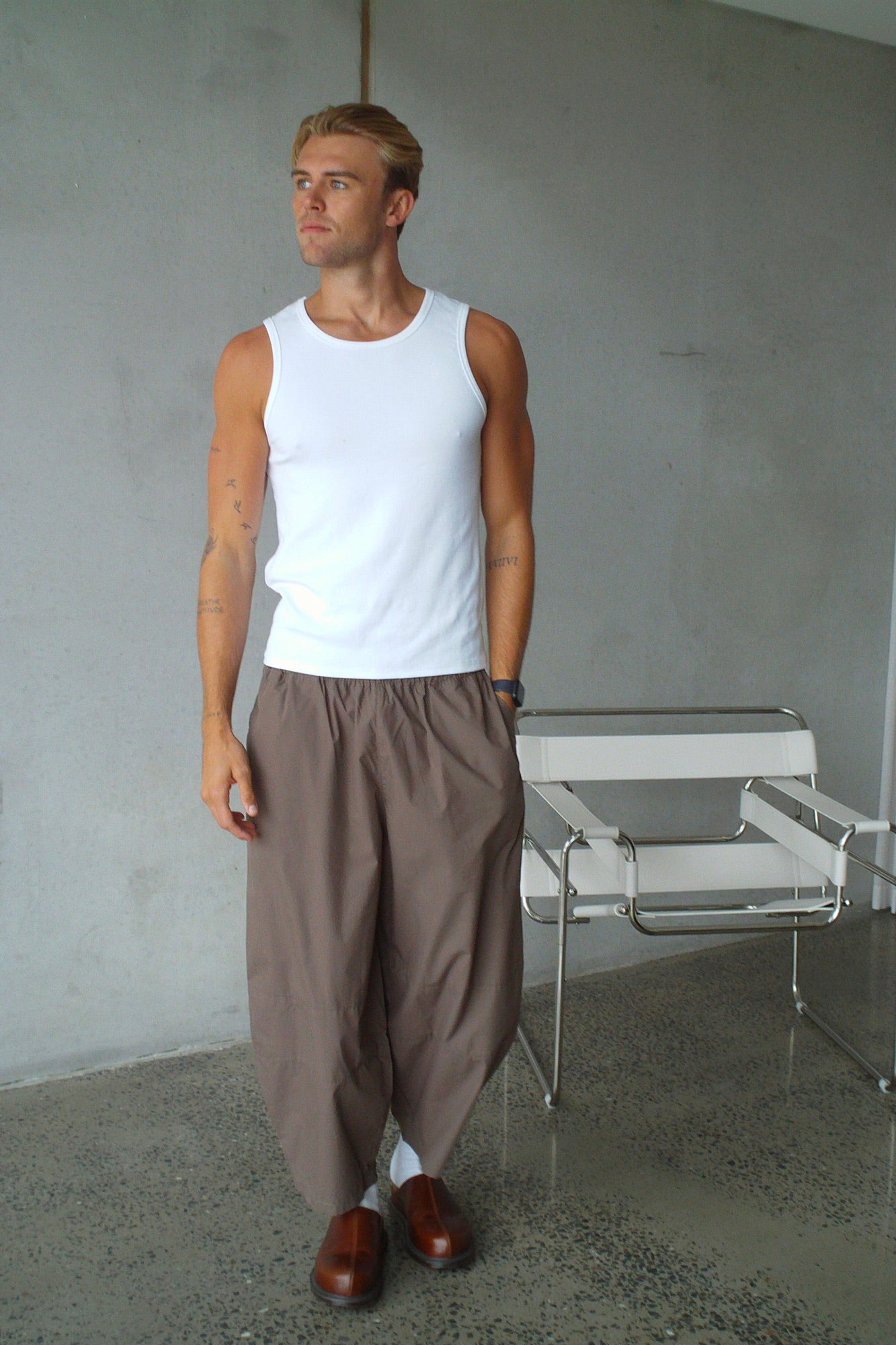 Julius Baggy Pant Mocha