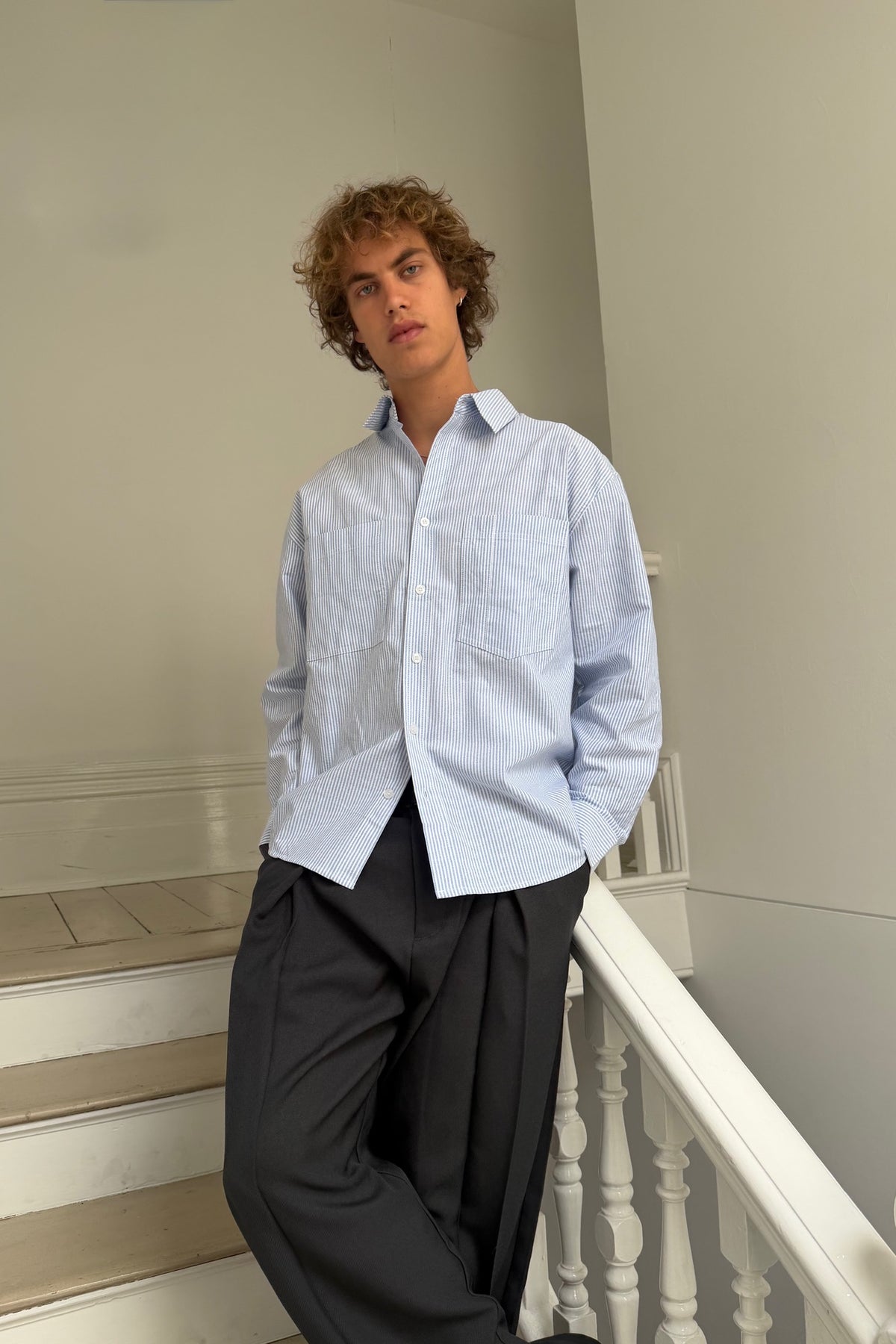 NTH Shirt Stripe Blue