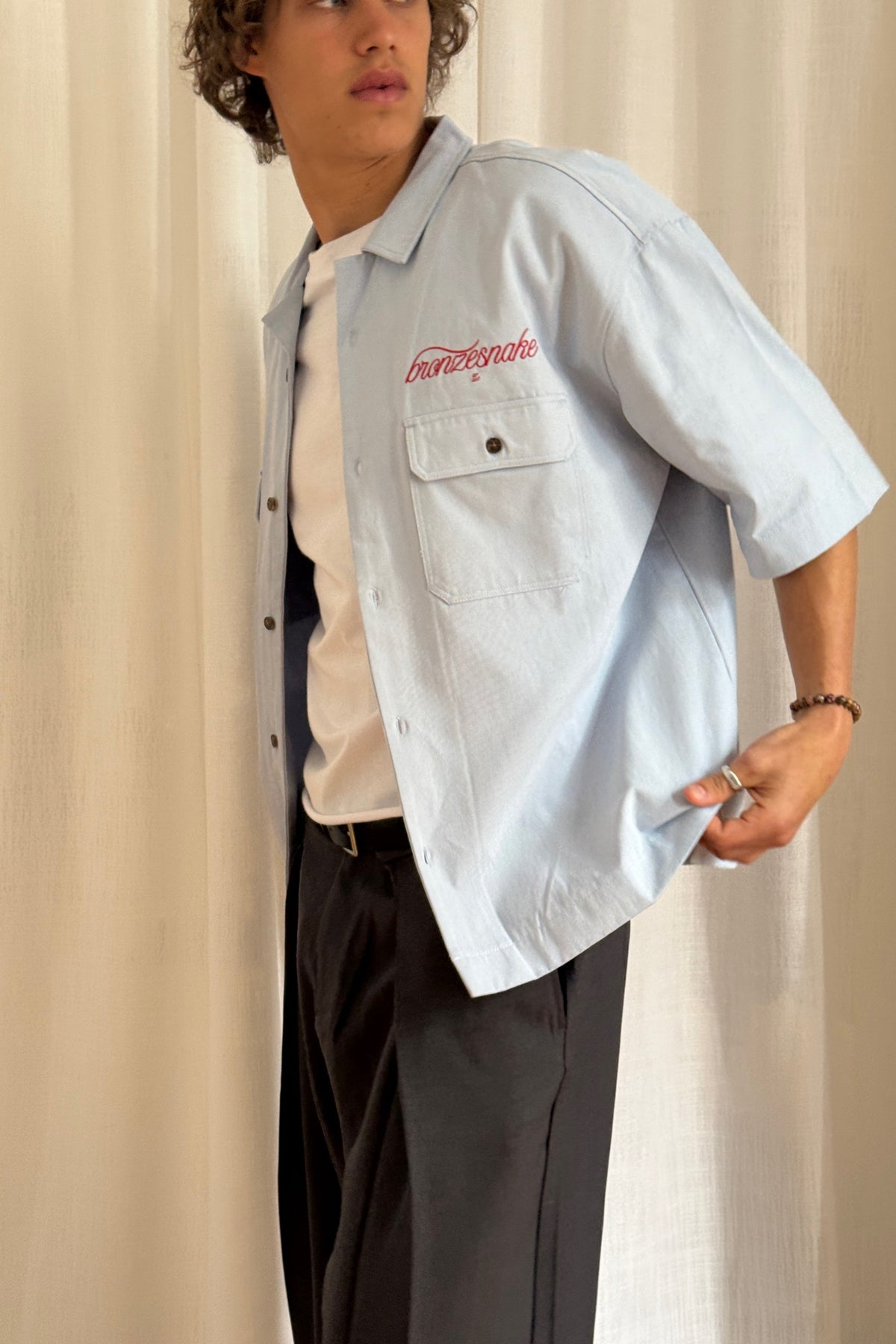 Paul Cotton Shirt Light Blue