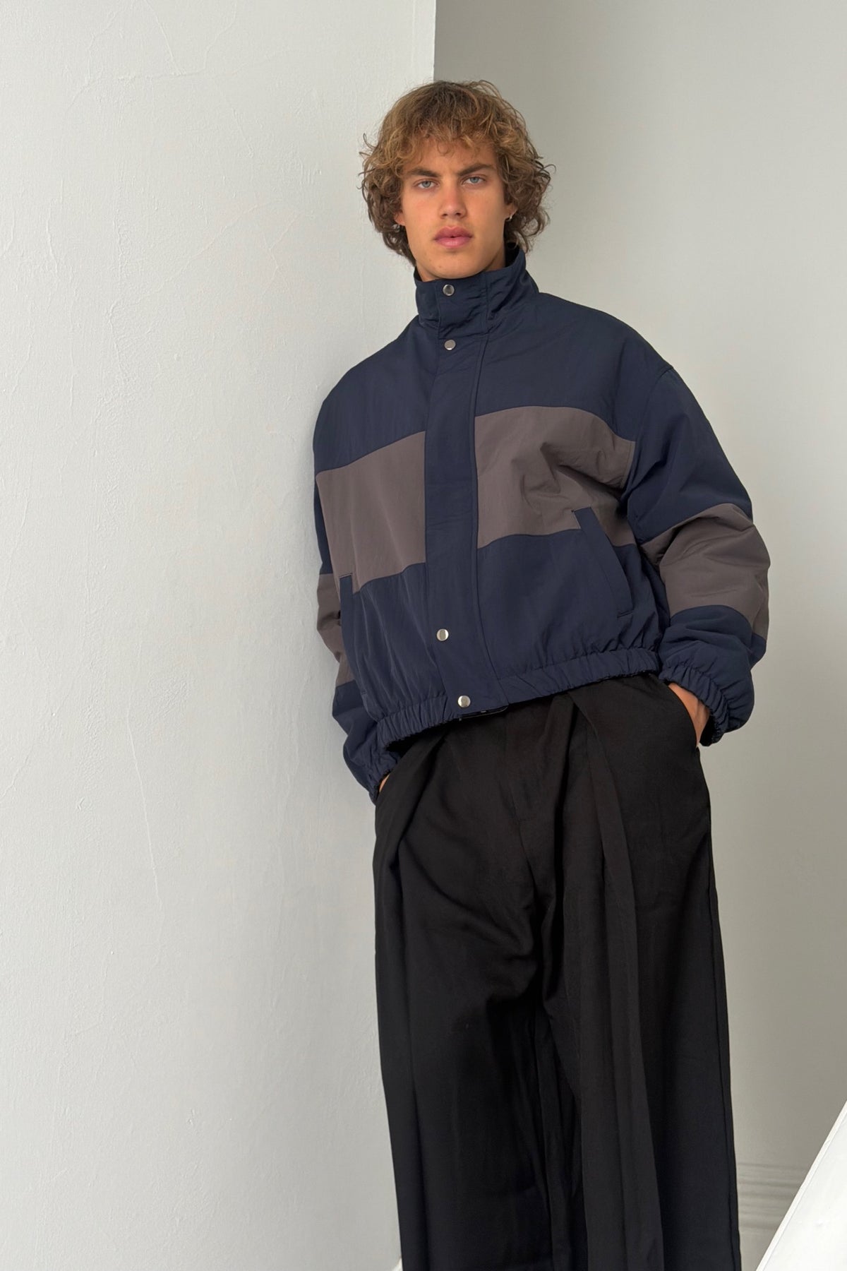 Reversible Vintage Bomber Black