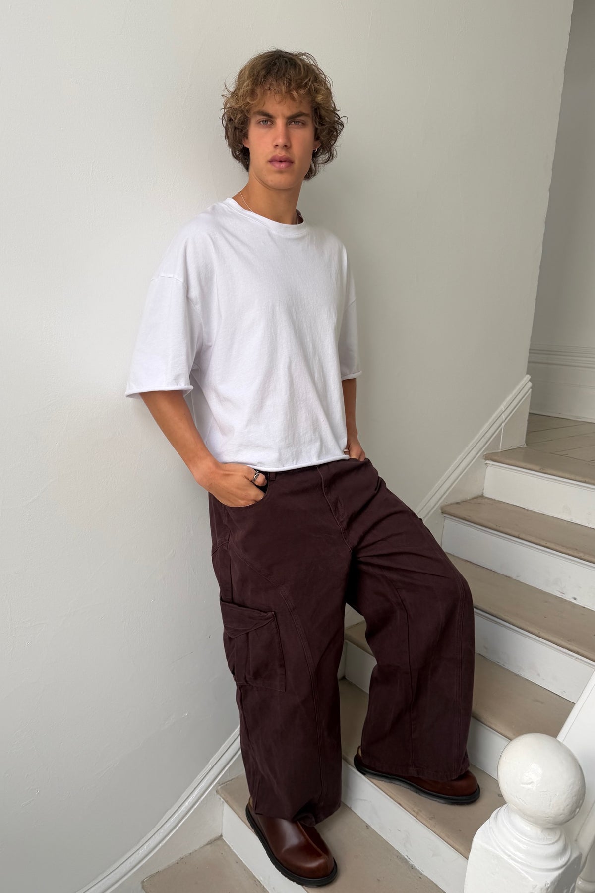 Richie Cargo Pant Choc
