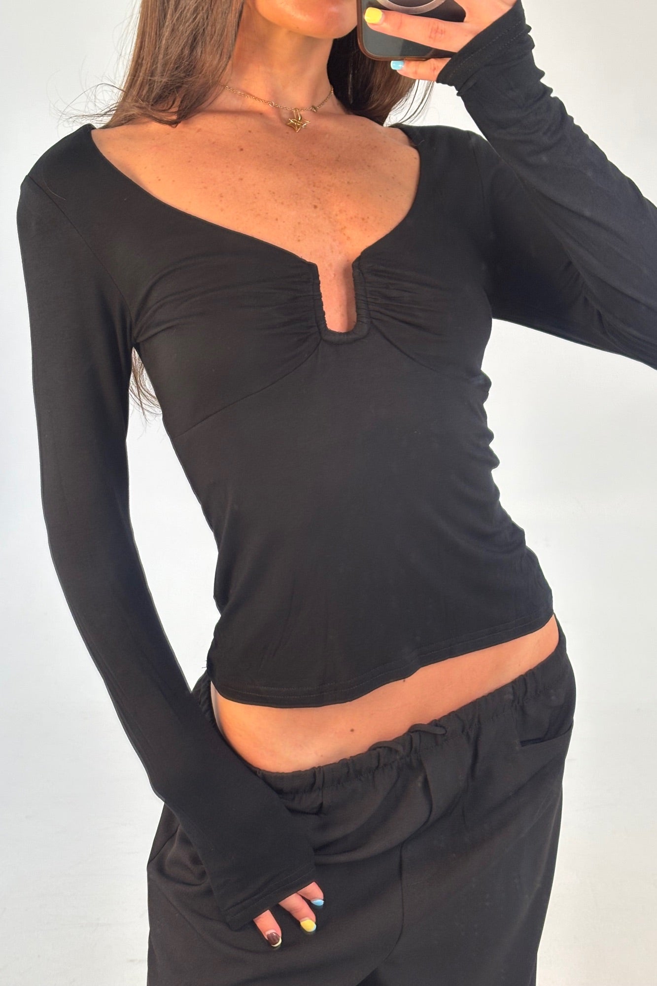Ida Long Sleeve Black
