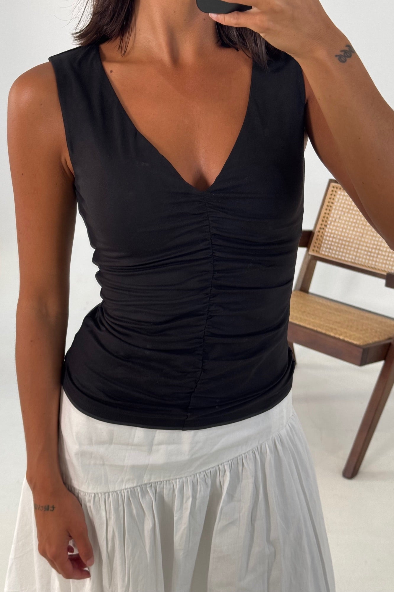 Corinne Top Black - FINAL SALE