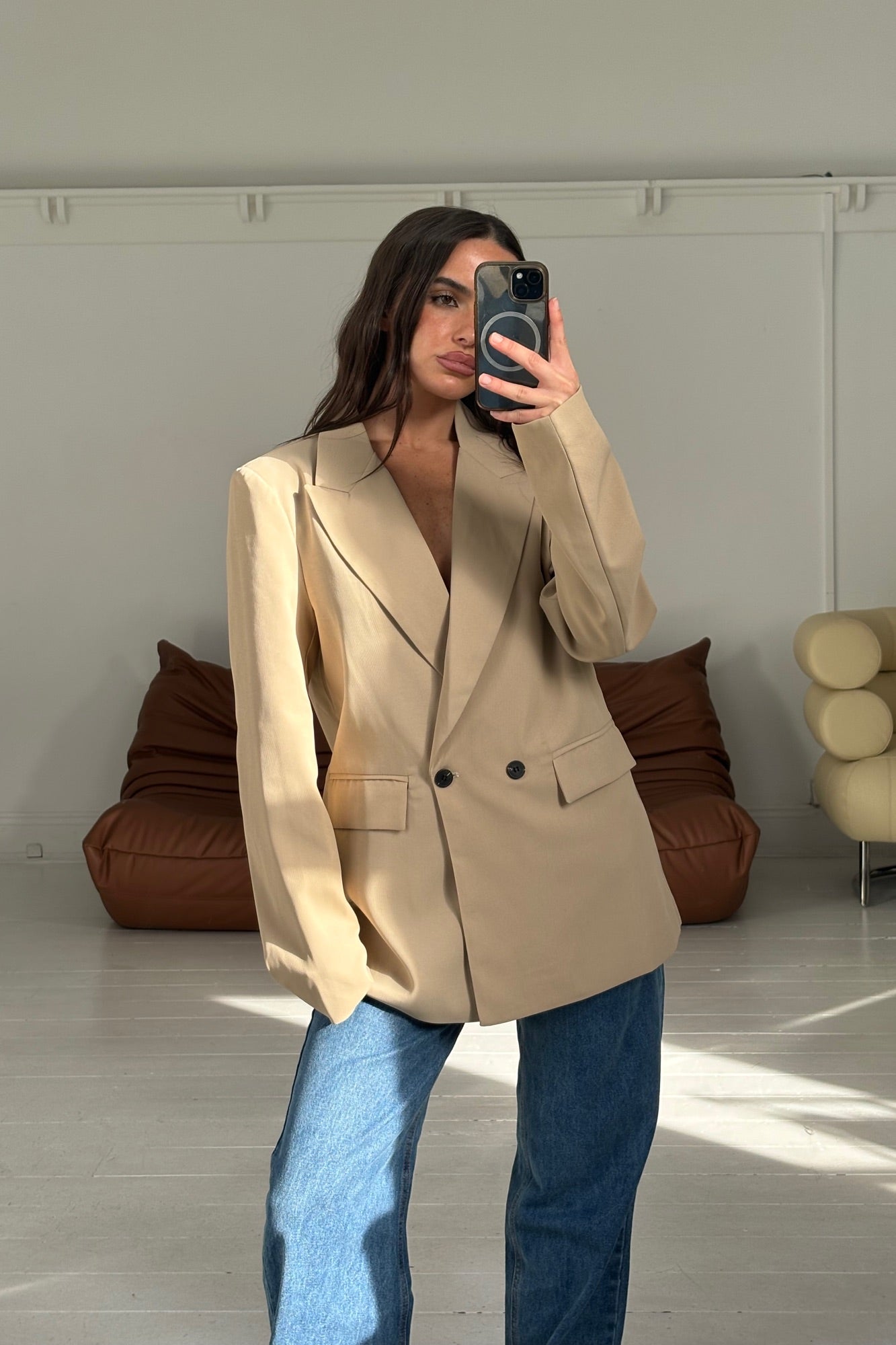 Jaxon Blazer Sand