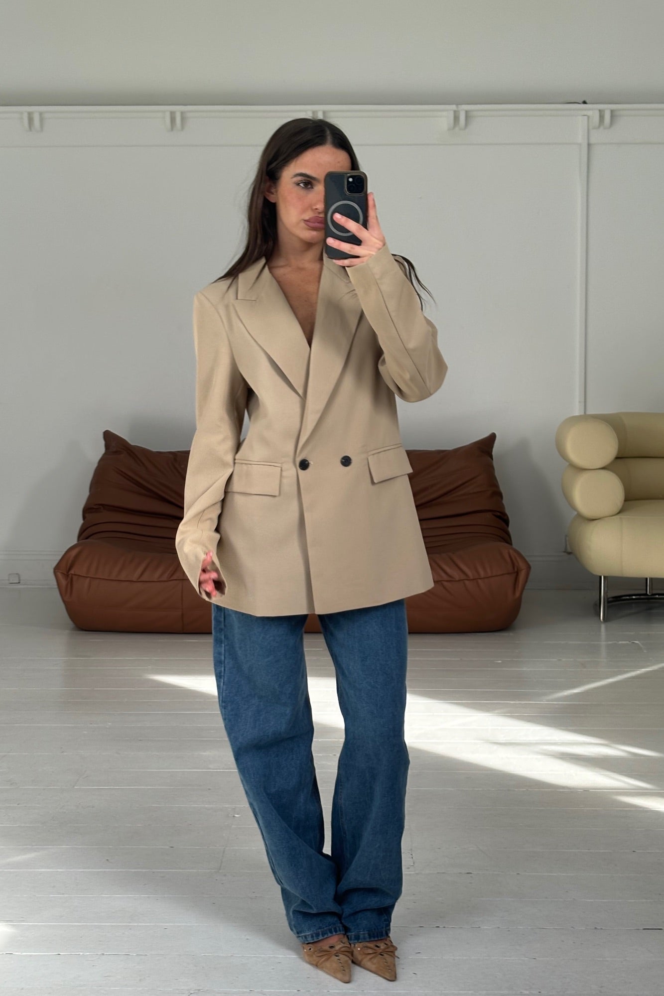 Jaxon Blazer Sand