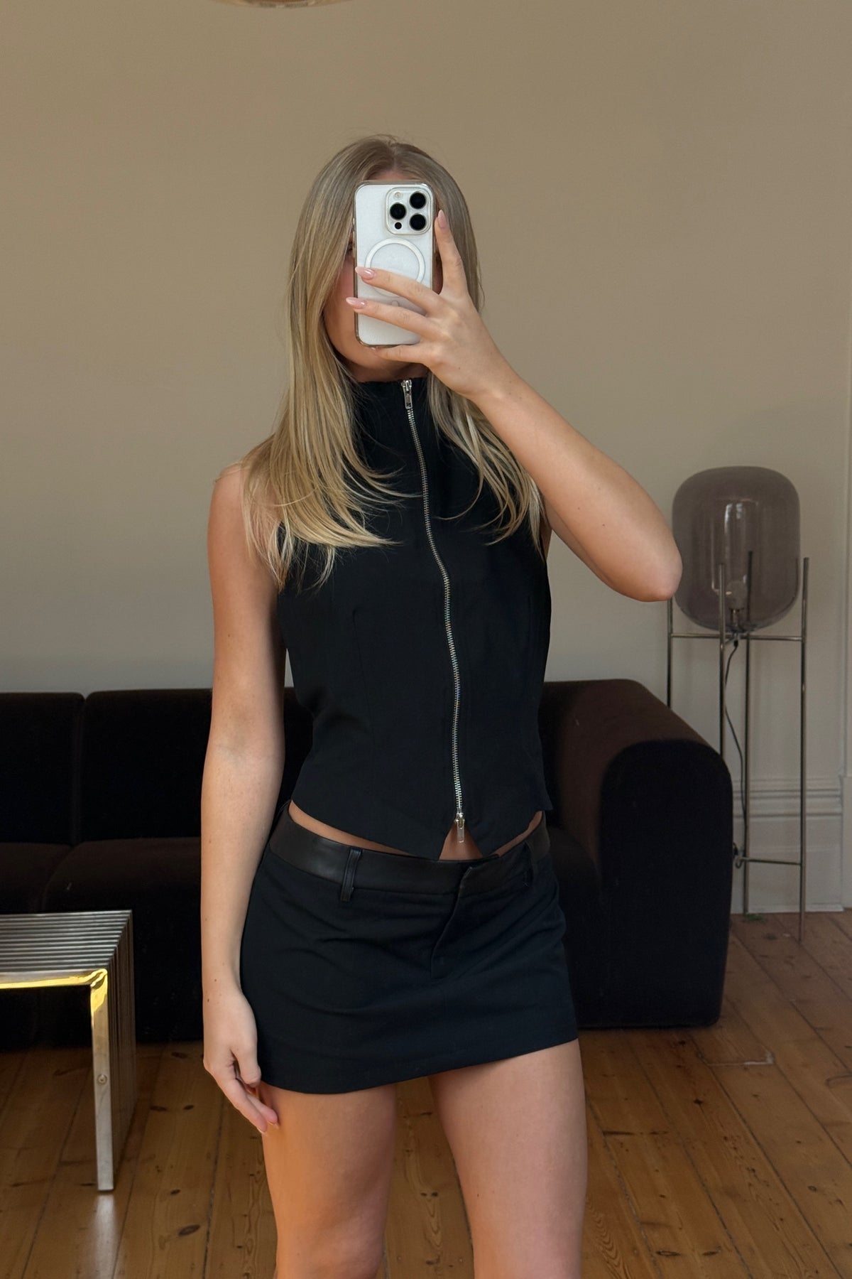 Penny Micro Skirt Black