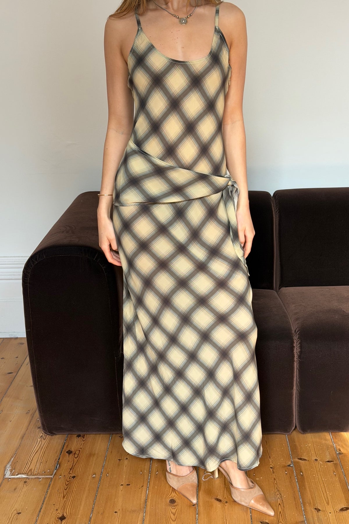 Eloise Maxi Dress Check