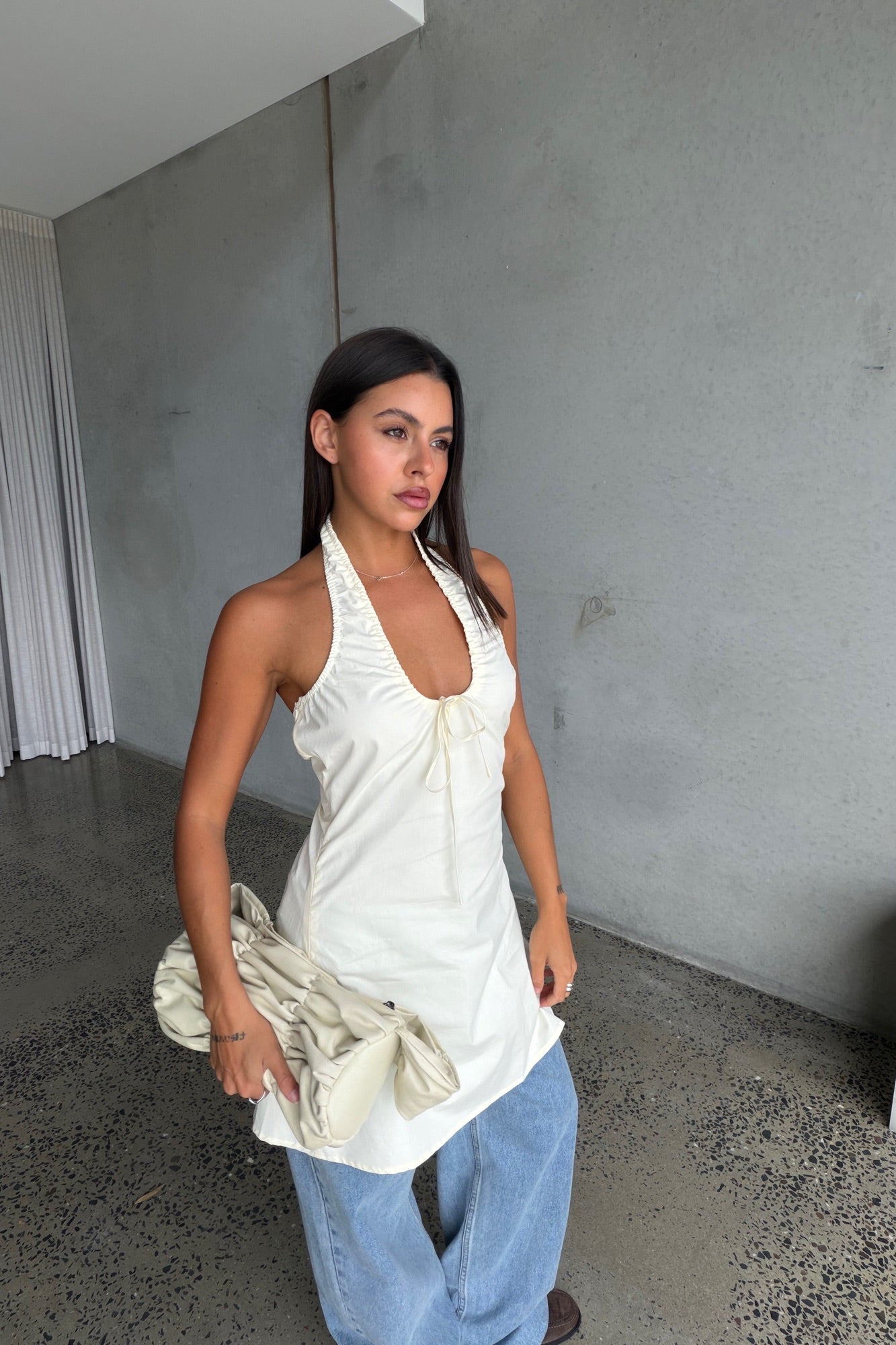 Penelope Mini Dress Butter