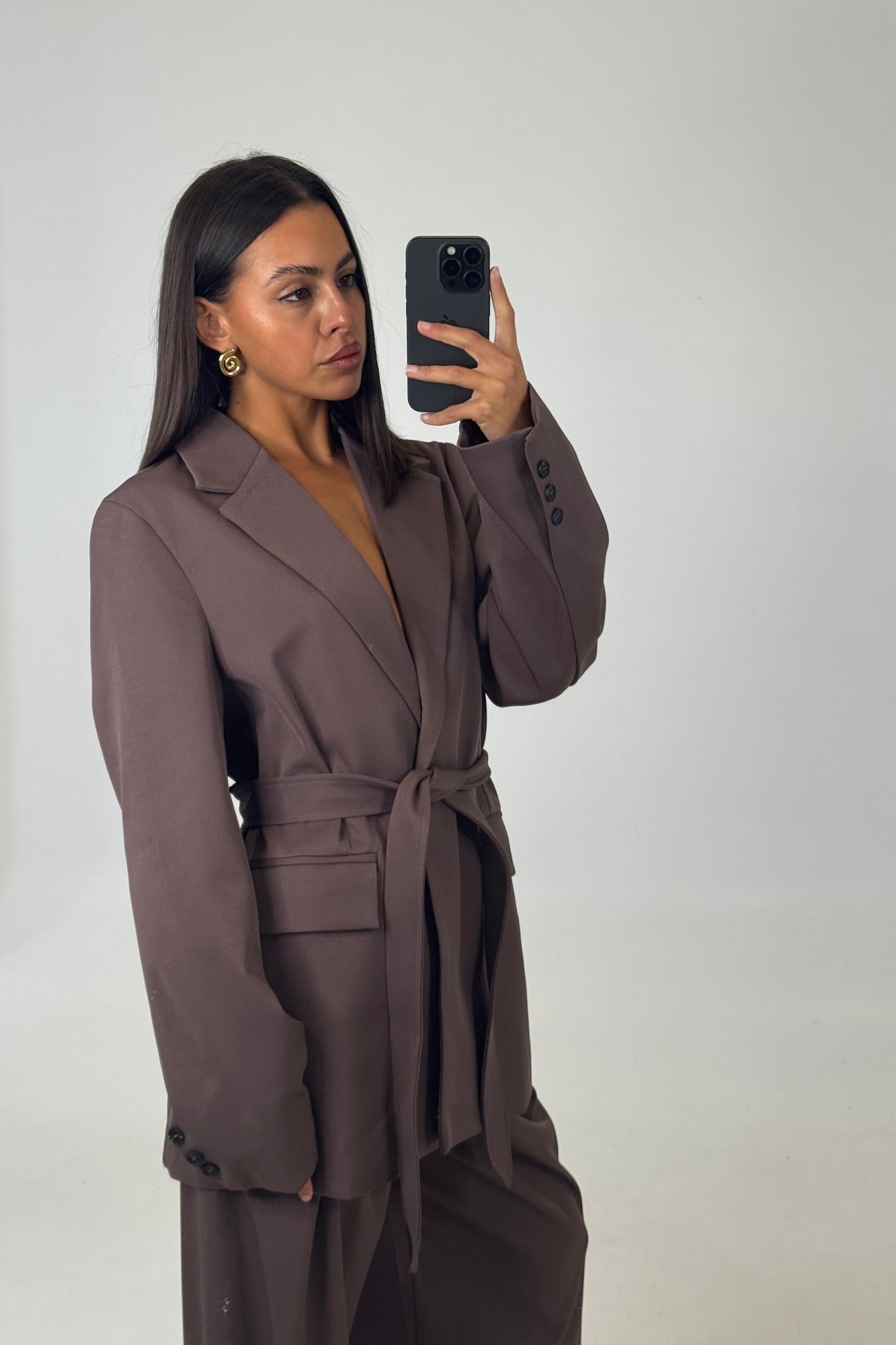 Vance Blazer Chocolate