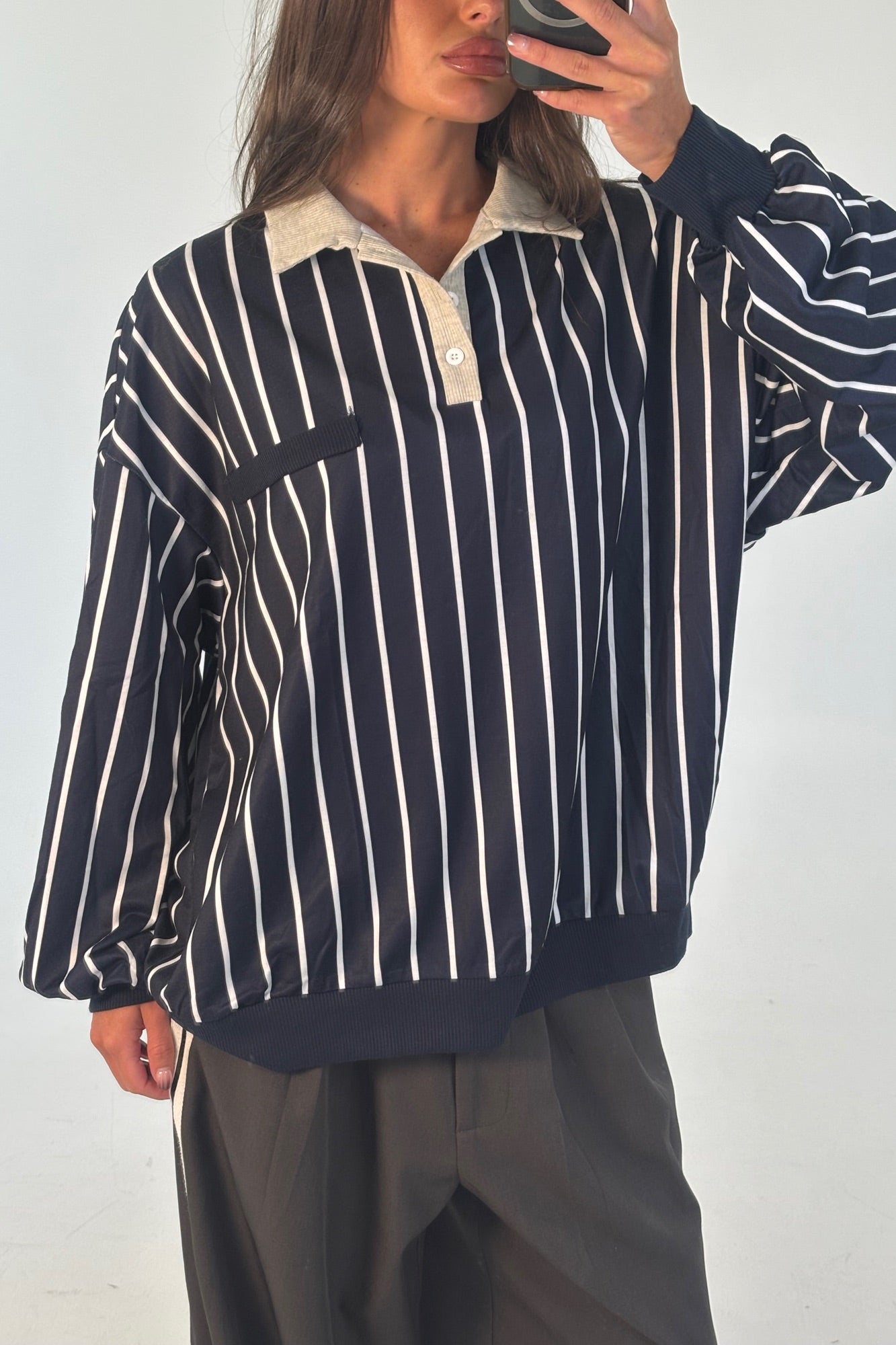 Amina Sweater Navy - FINAL SALE