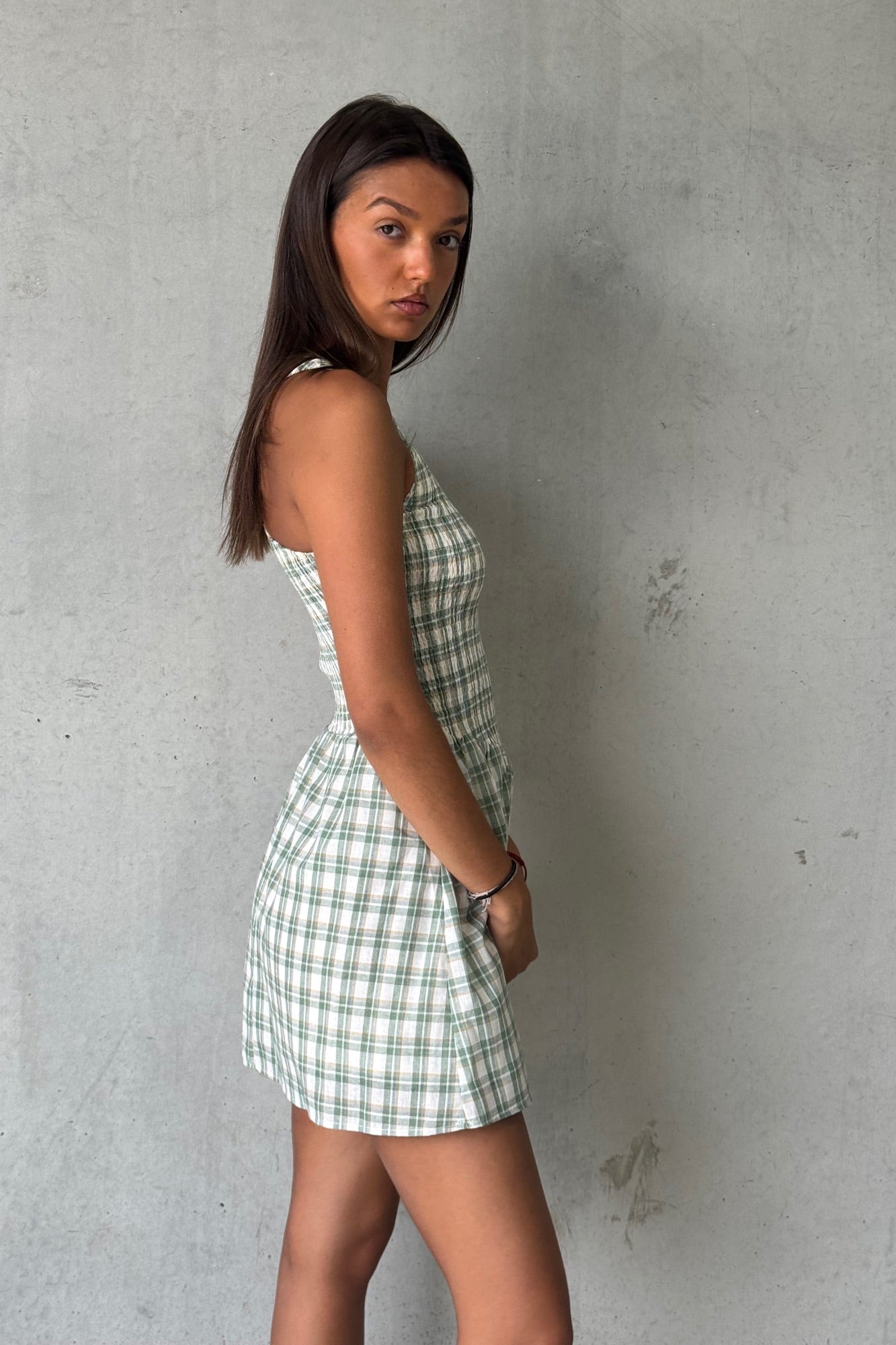 Essie Mini Dress Beige