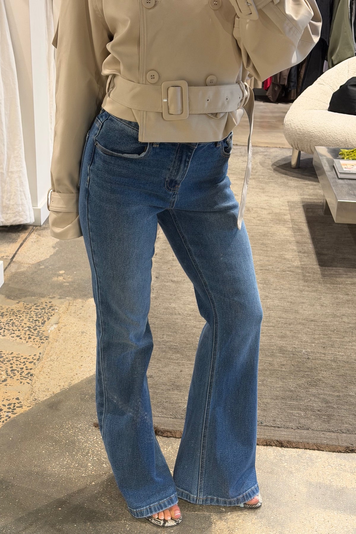 Sierra Jean Mid Blue