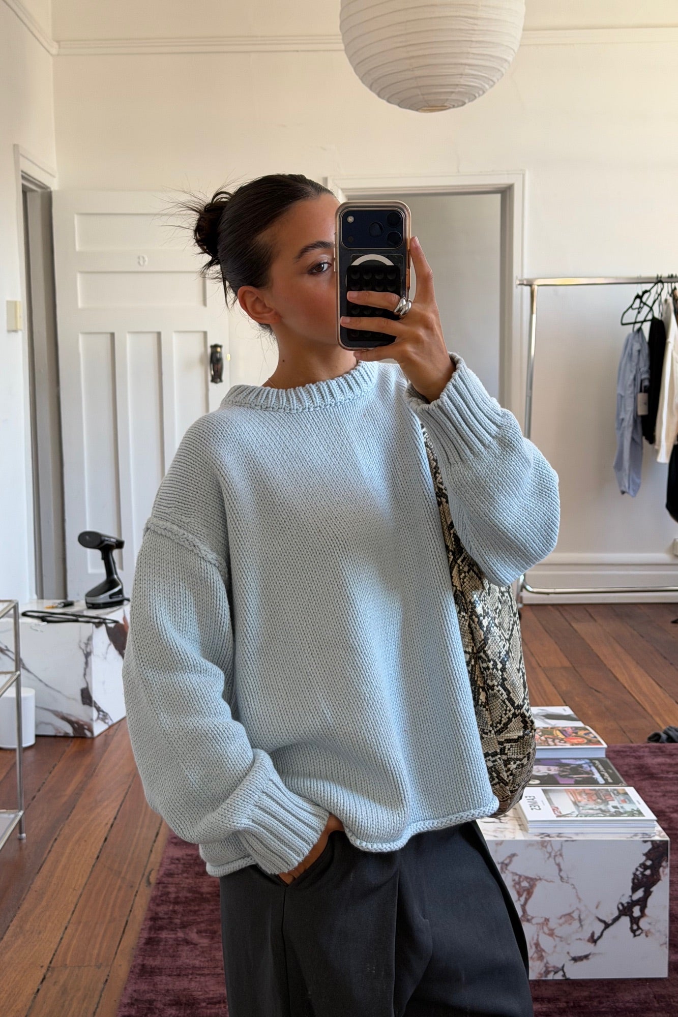 Nikova Knit Jumper Sky