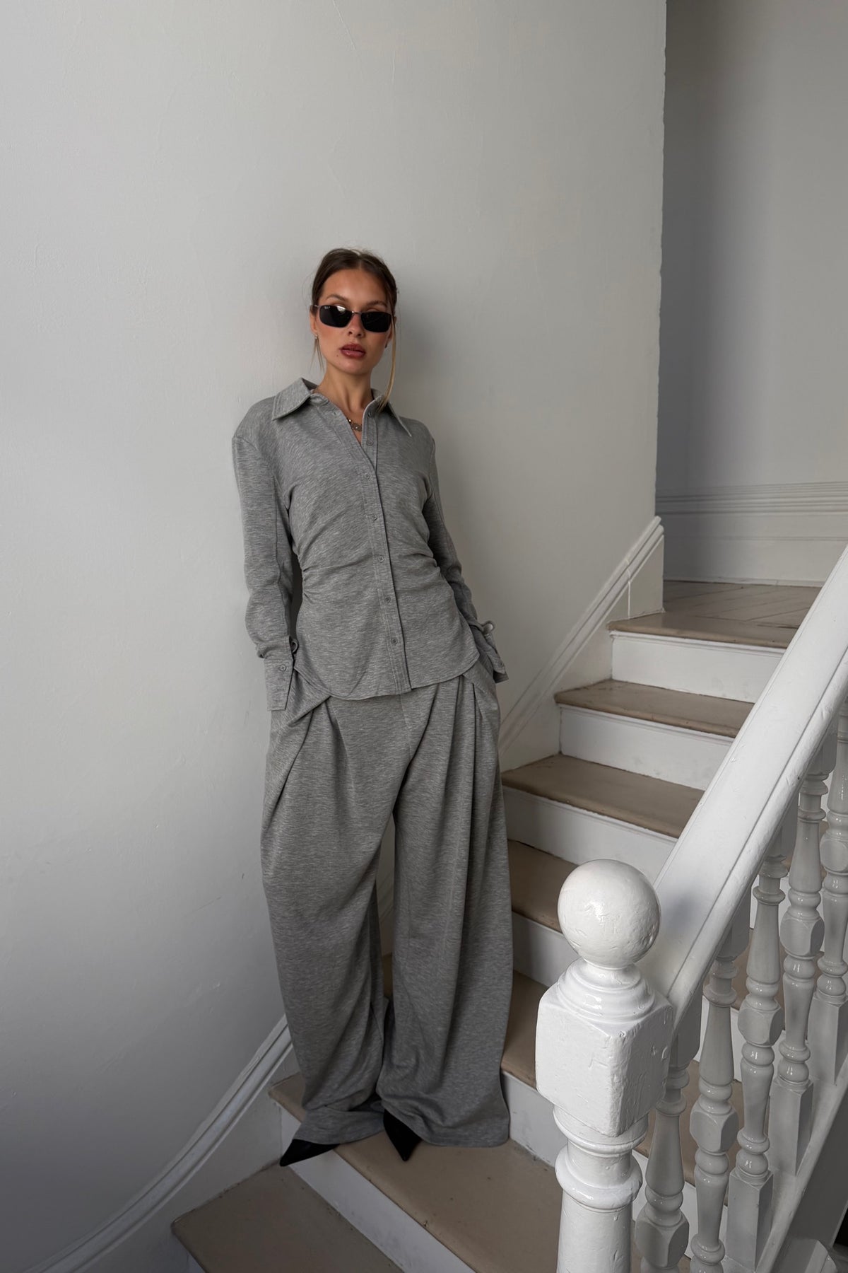 Adaia Pant Grey Marle