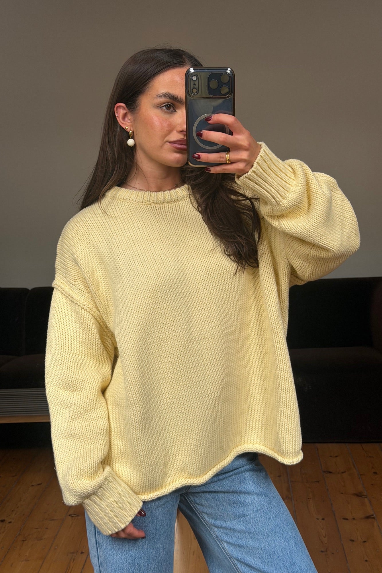 Nikova Knit Jumper Lemon