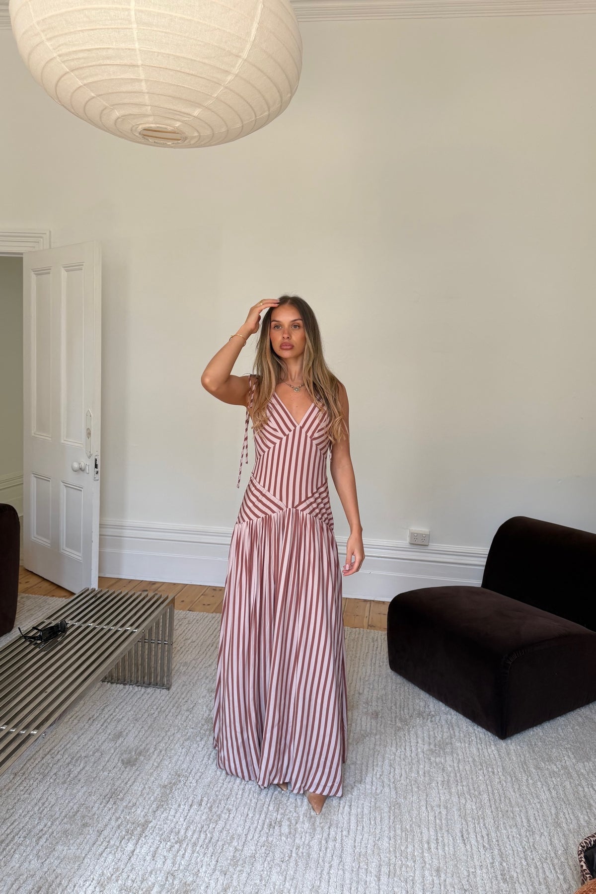 Hadley Maxi Dress Rose