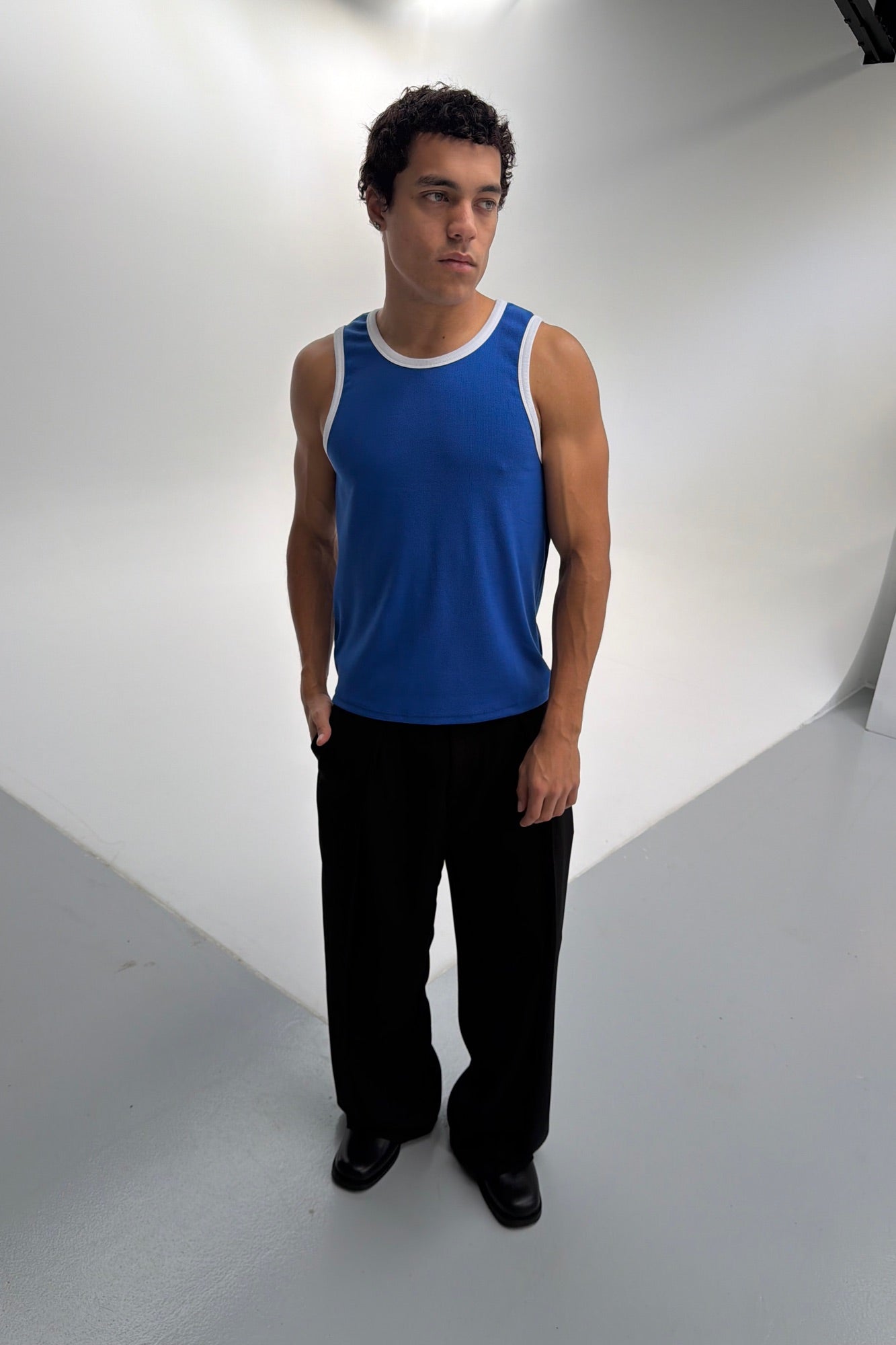 Dean Fitted Tank Ocean