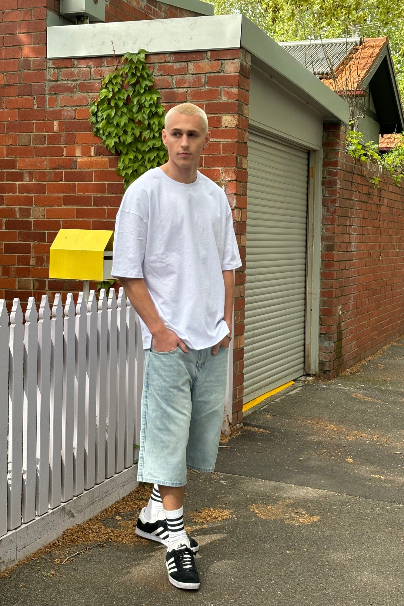 Flint Baggy Denim Jort Light