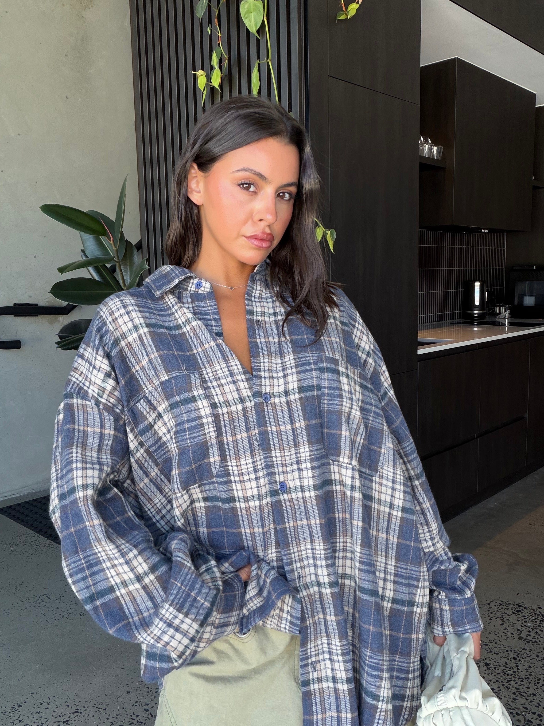 Clarity Shirt Ash Plaid