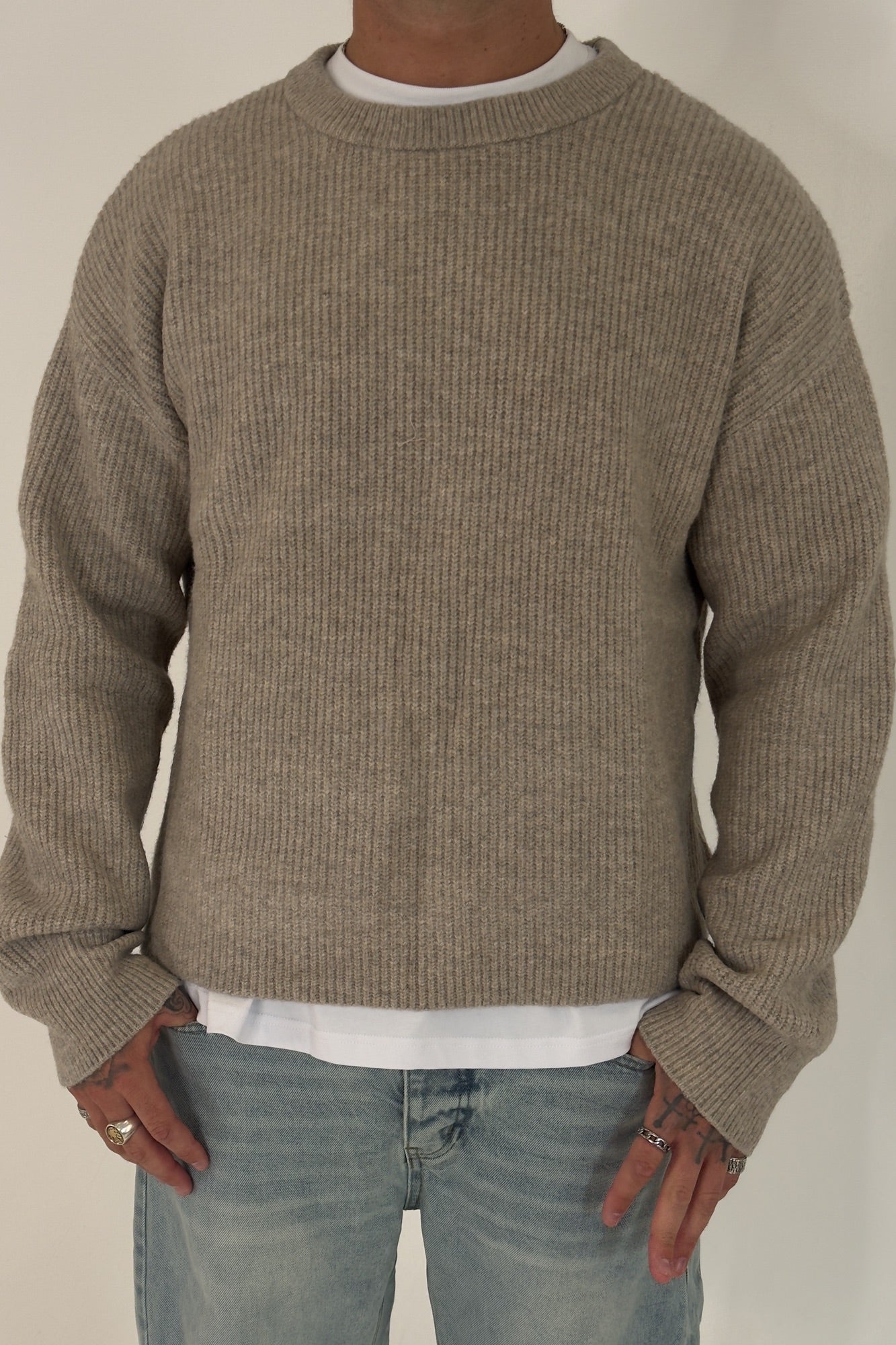 Slouch Knit Light Tan