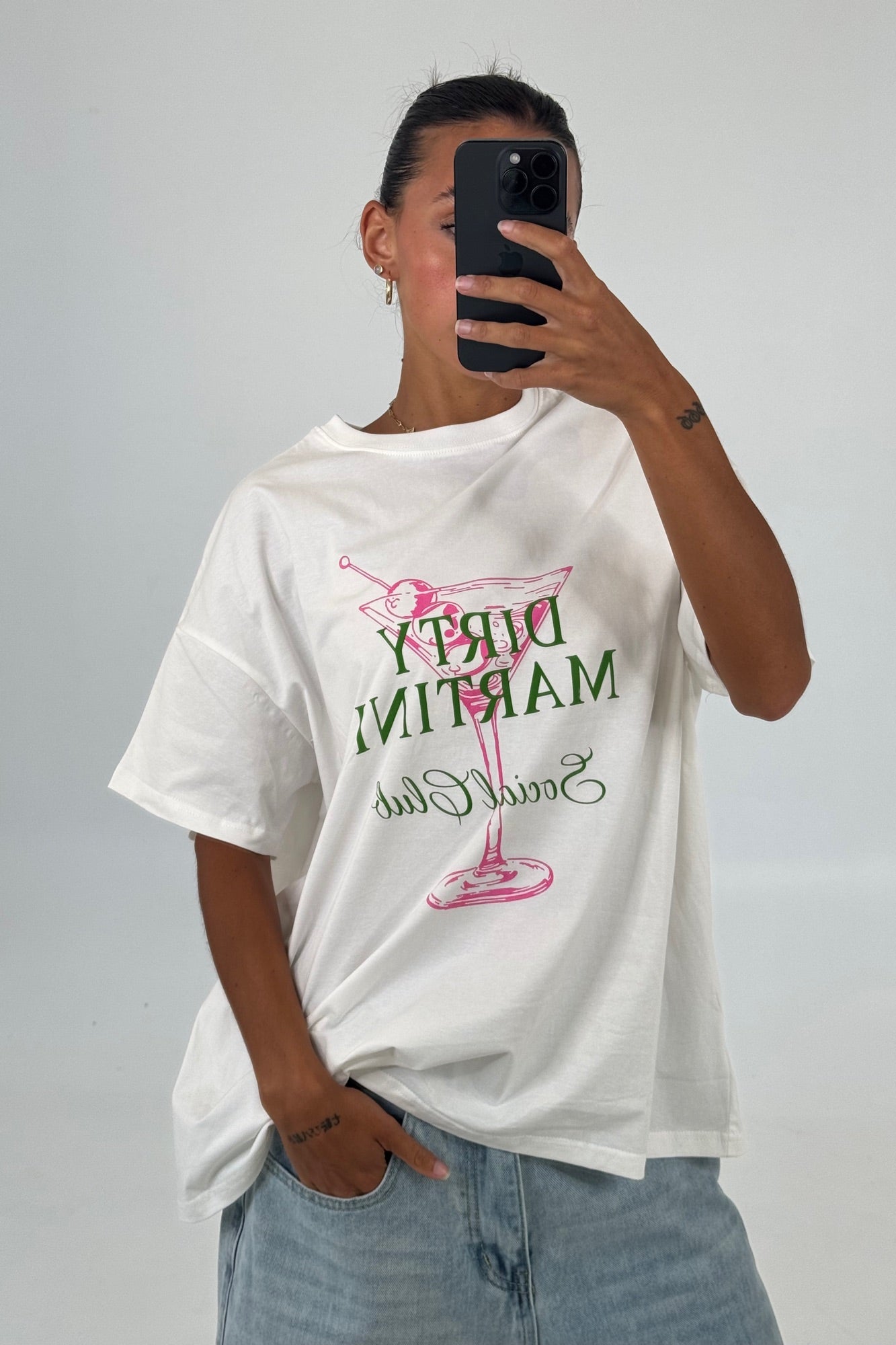 Dirty Martini Top White - FINAL SALE
