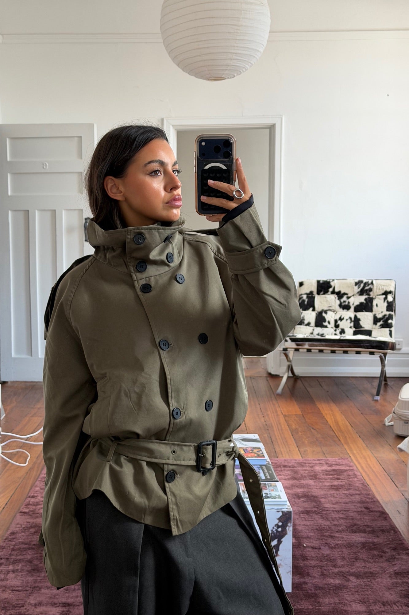 Alessia Trench Khaki