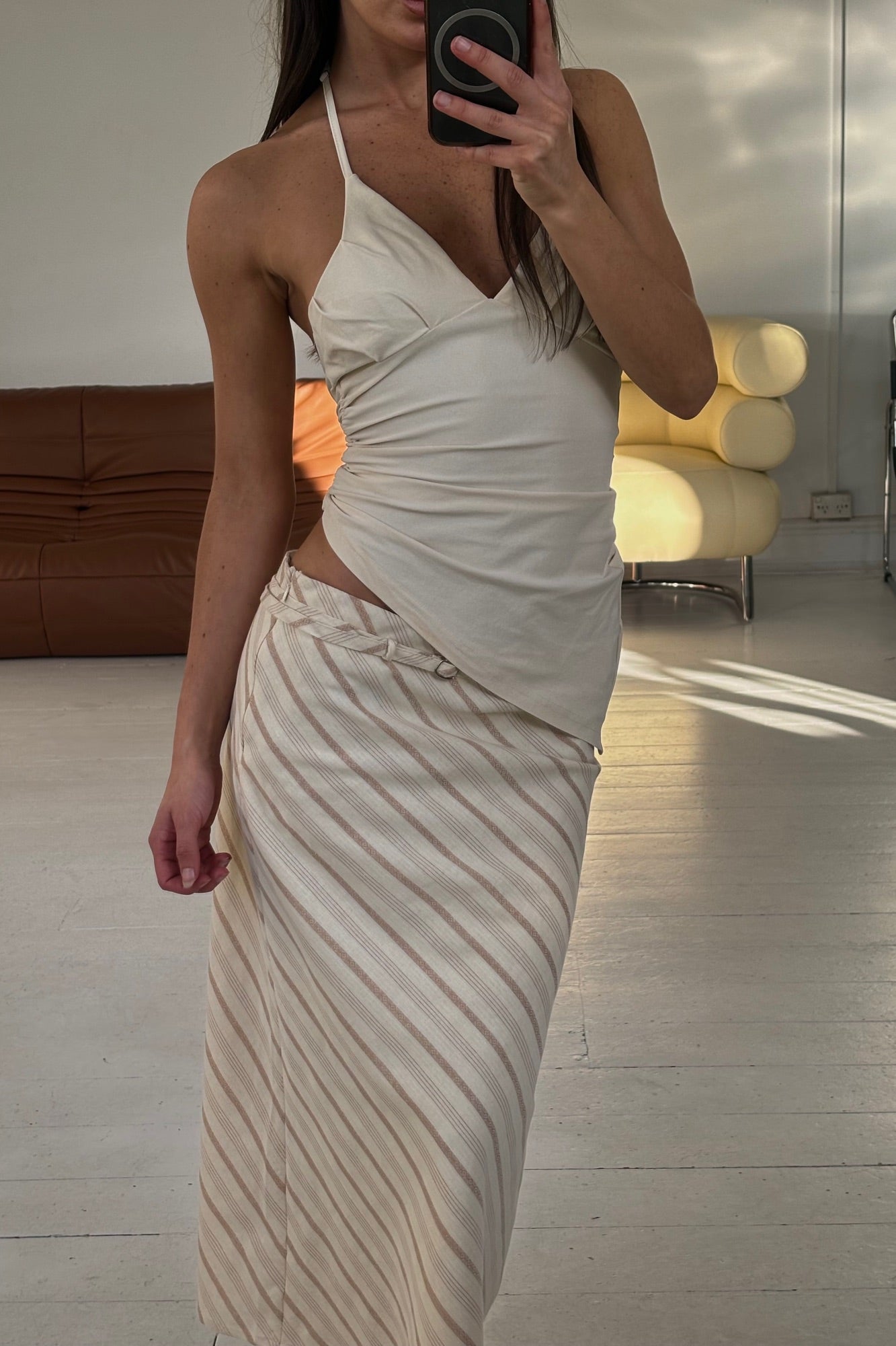 Lorina Top Beige