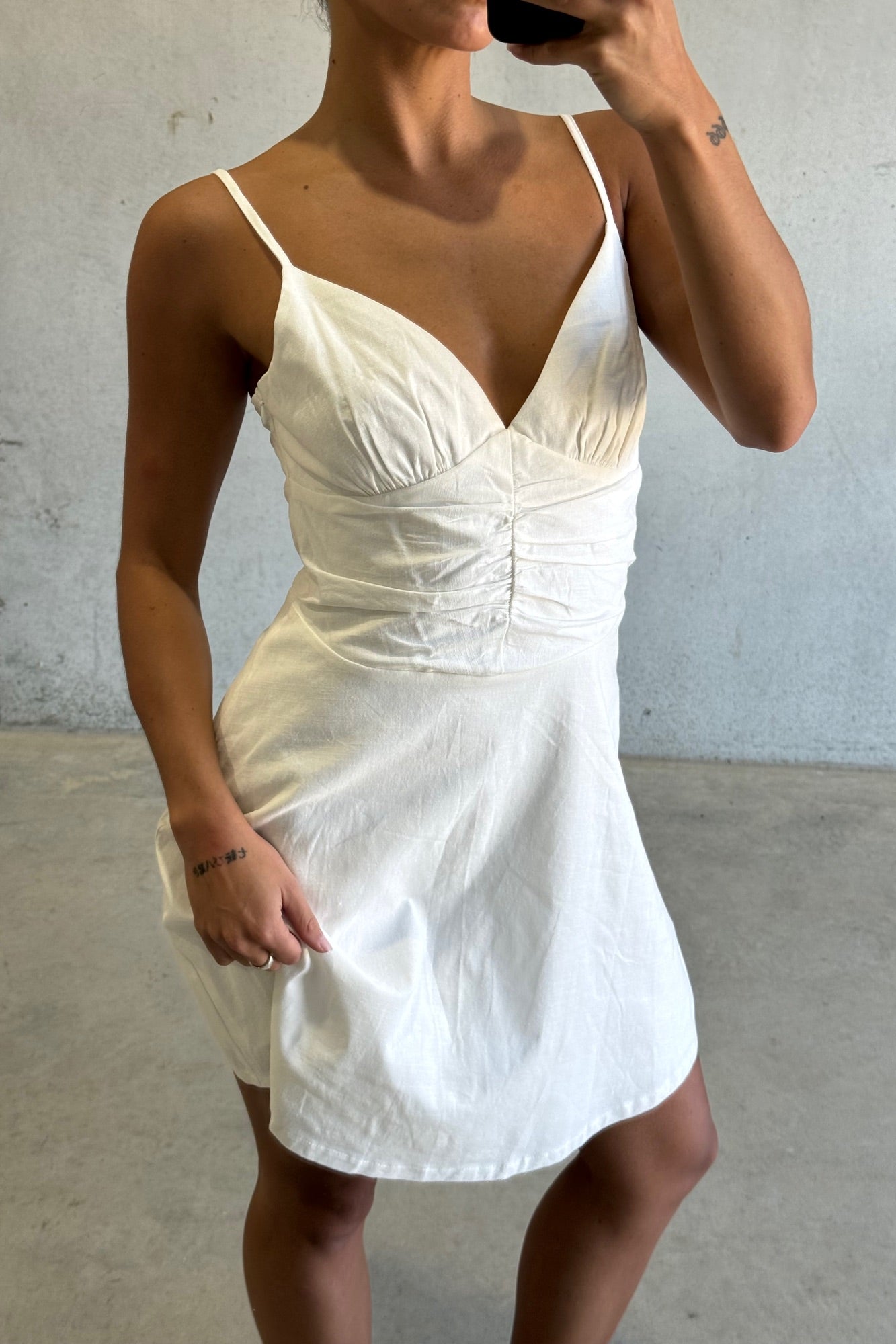 Tanisha Mini Dress White