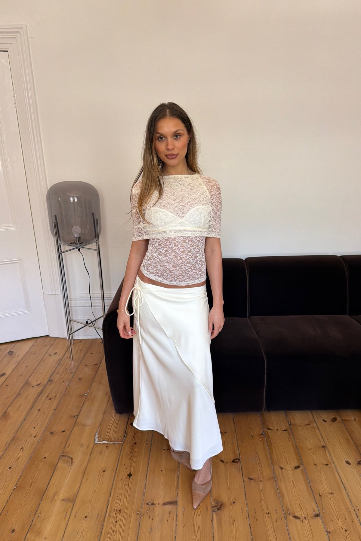 Levi Maxi Skirt Lemon